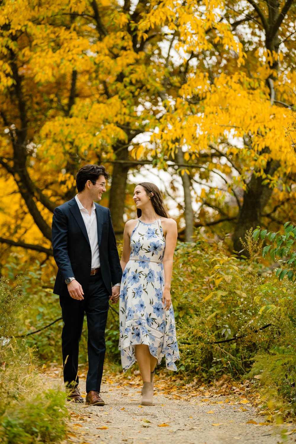 Alfred Caldwell Lily Pool | Fall Engagement Session | Chicago IL