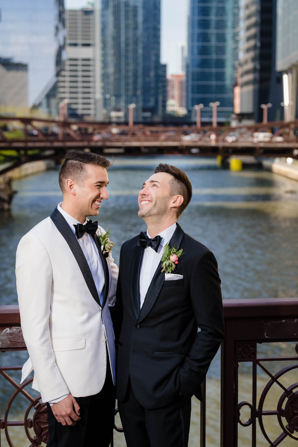 Lyric Opera | same sex wedding photo | Chicago IL