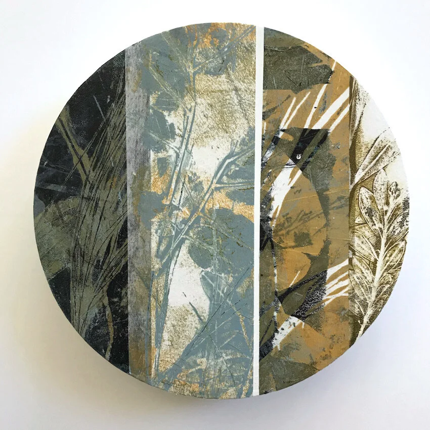  ‘Hidden gems’  - mixed media on ply box board, 200 x 200 x 35mm SOLD 