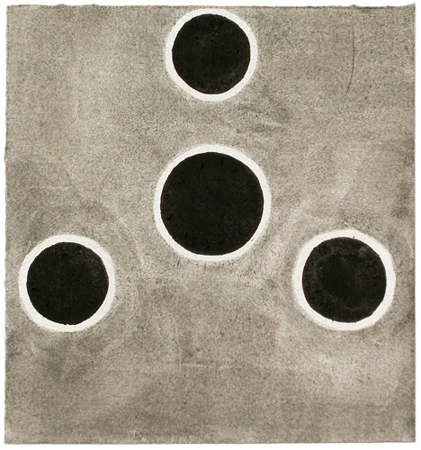 Untitled (D-1598), 2015, ink on paper, 8 x 7 inches