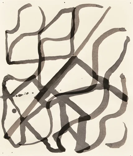 Untitled (D-1308), 2013, ink on paper, 11 x 9 inches
