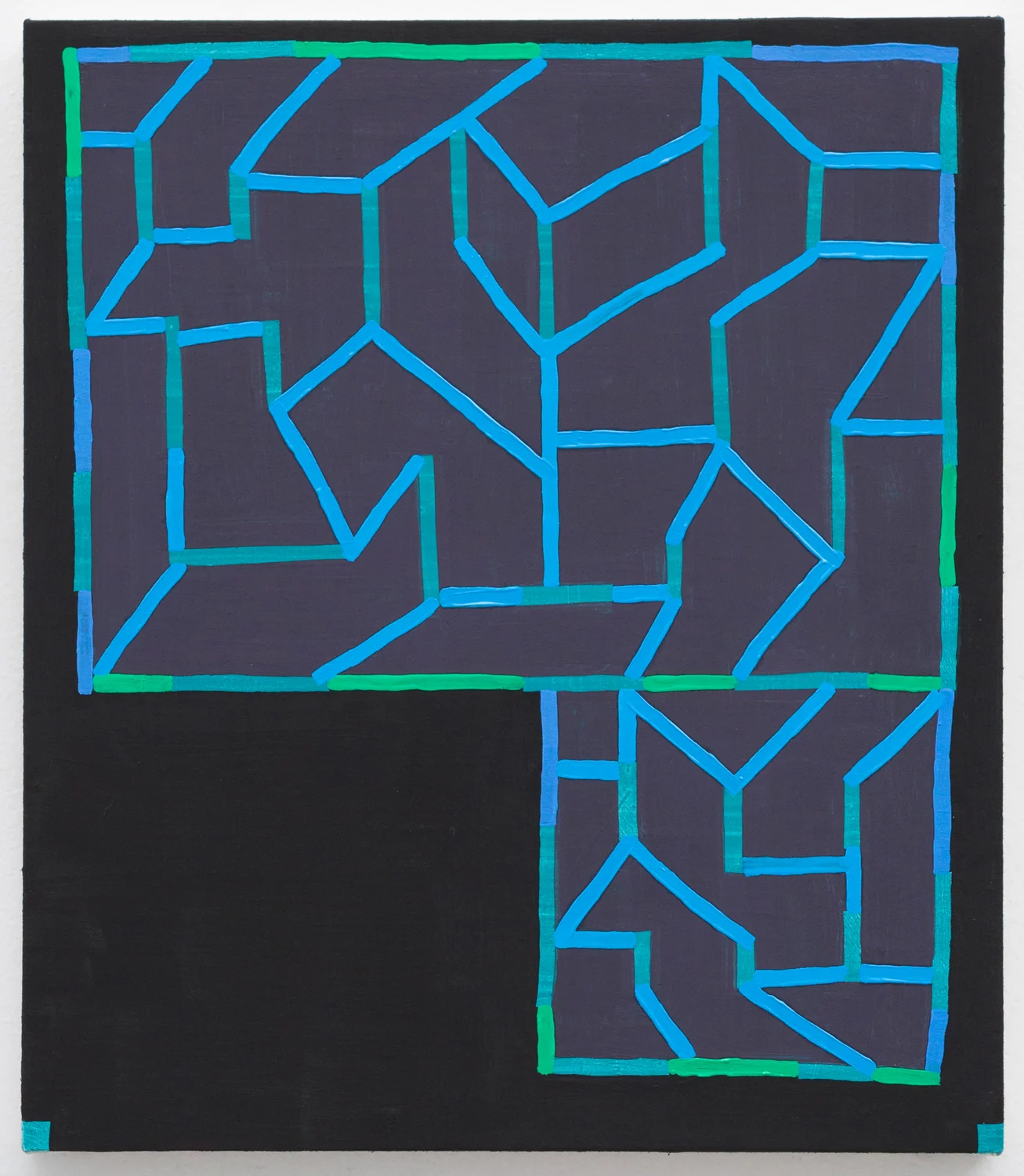 Untitled (P-1627), oil on linen over panel, 15 x 13 inches