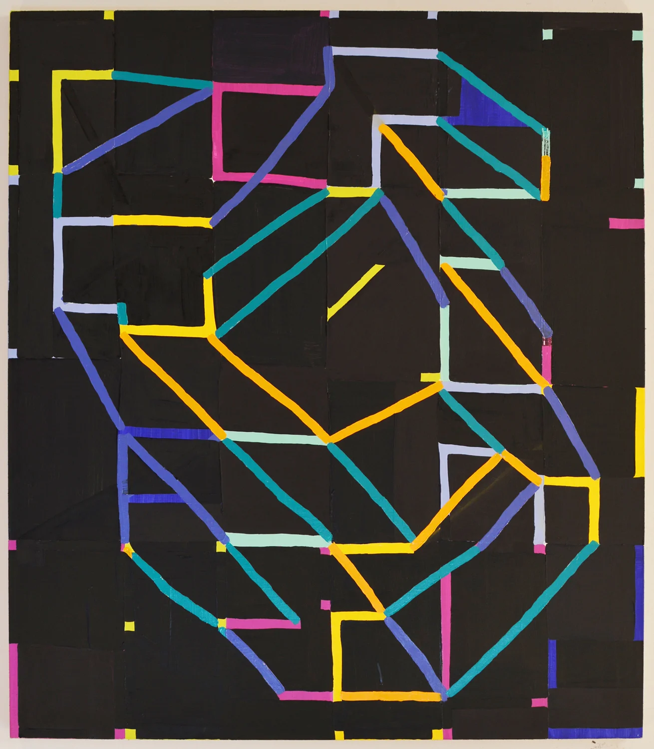 Untitled (P-1511), 2015, oil on linen, 46 x 40 inches