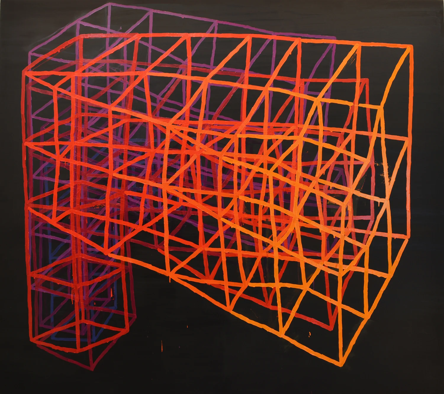 Untitled (P-1326), 2013, oil on canvas, 78 x 88 inches