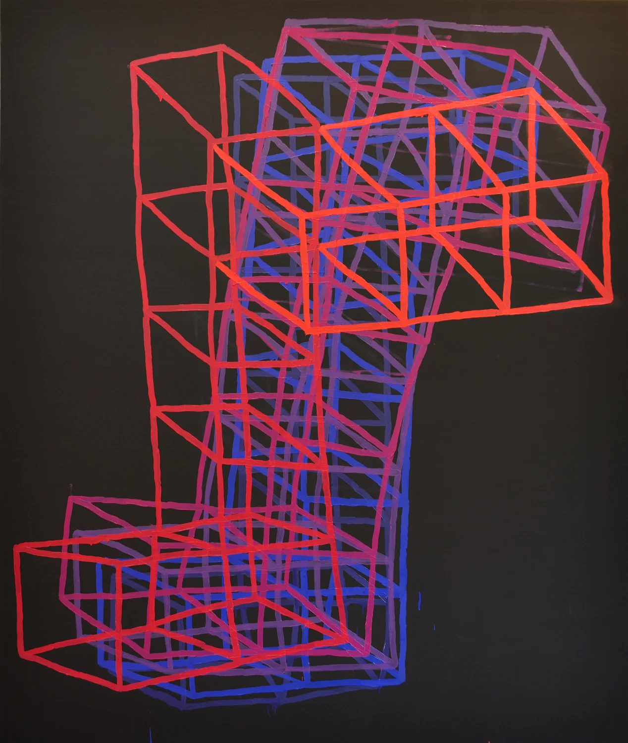Untitled (P-1305), 2013, oil on canvas, 84 x 71 inches