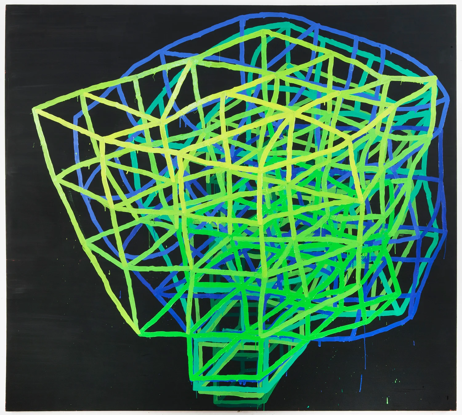 Untitled (P-1207), 2012, oil on canvas, 79 x 90 inches