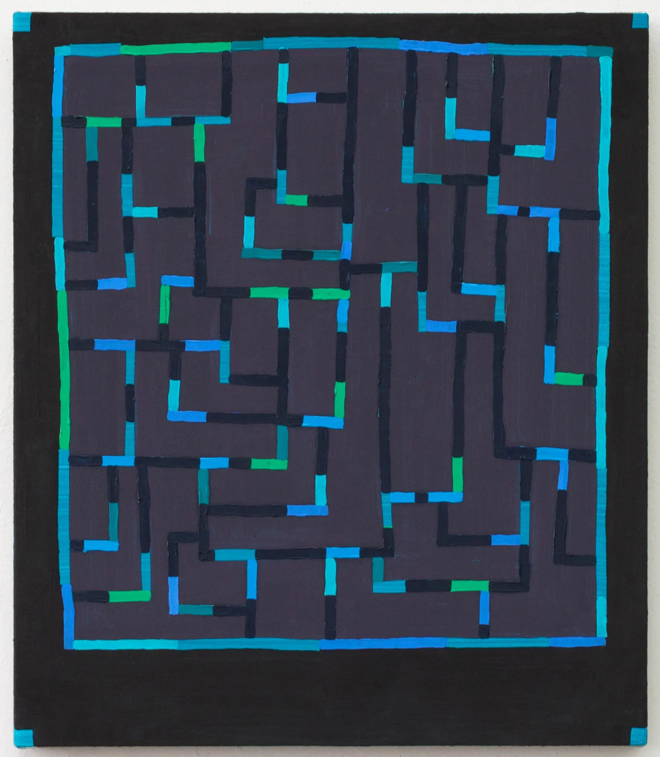 Untitled (P-1642), 2016, oil on linen over panel, 16 x 14 inches