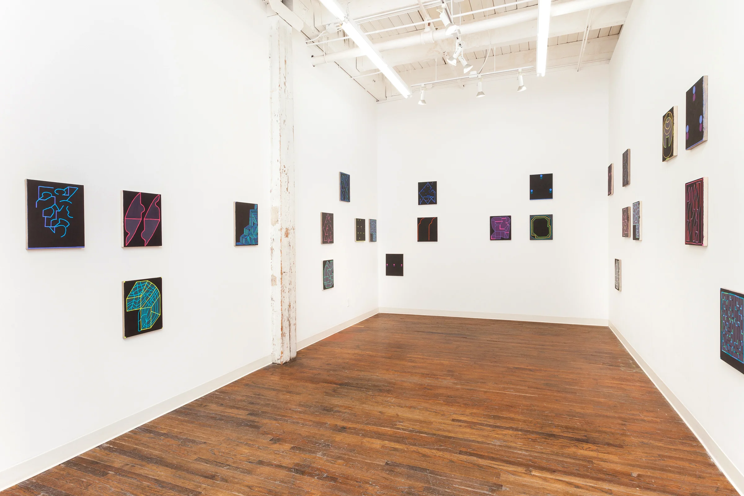 Exhibition view, Devening Projects, Chicago, 2017
