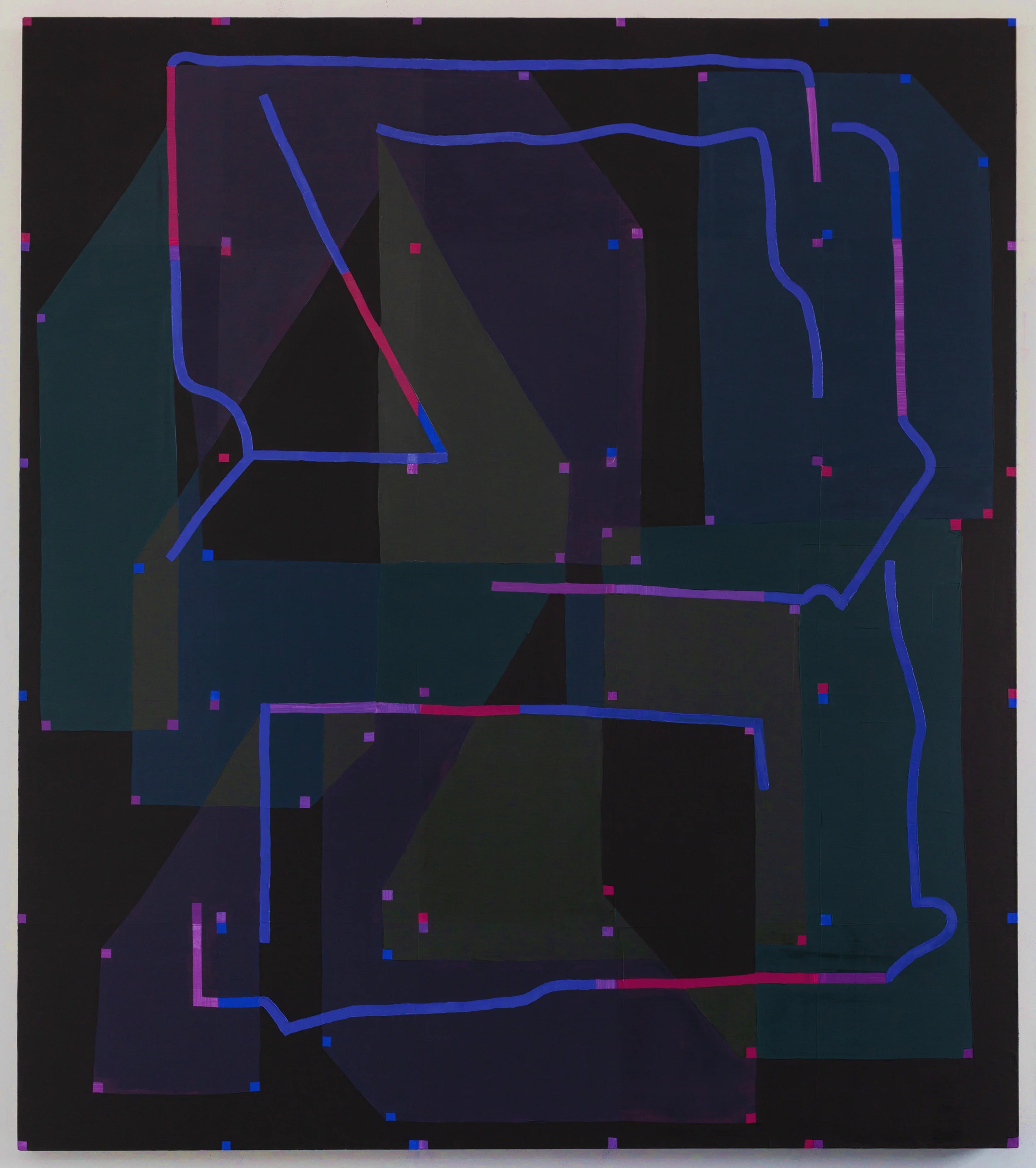 Untitled (P-1907), 2019, oil on linen, 66 x 59 inches
