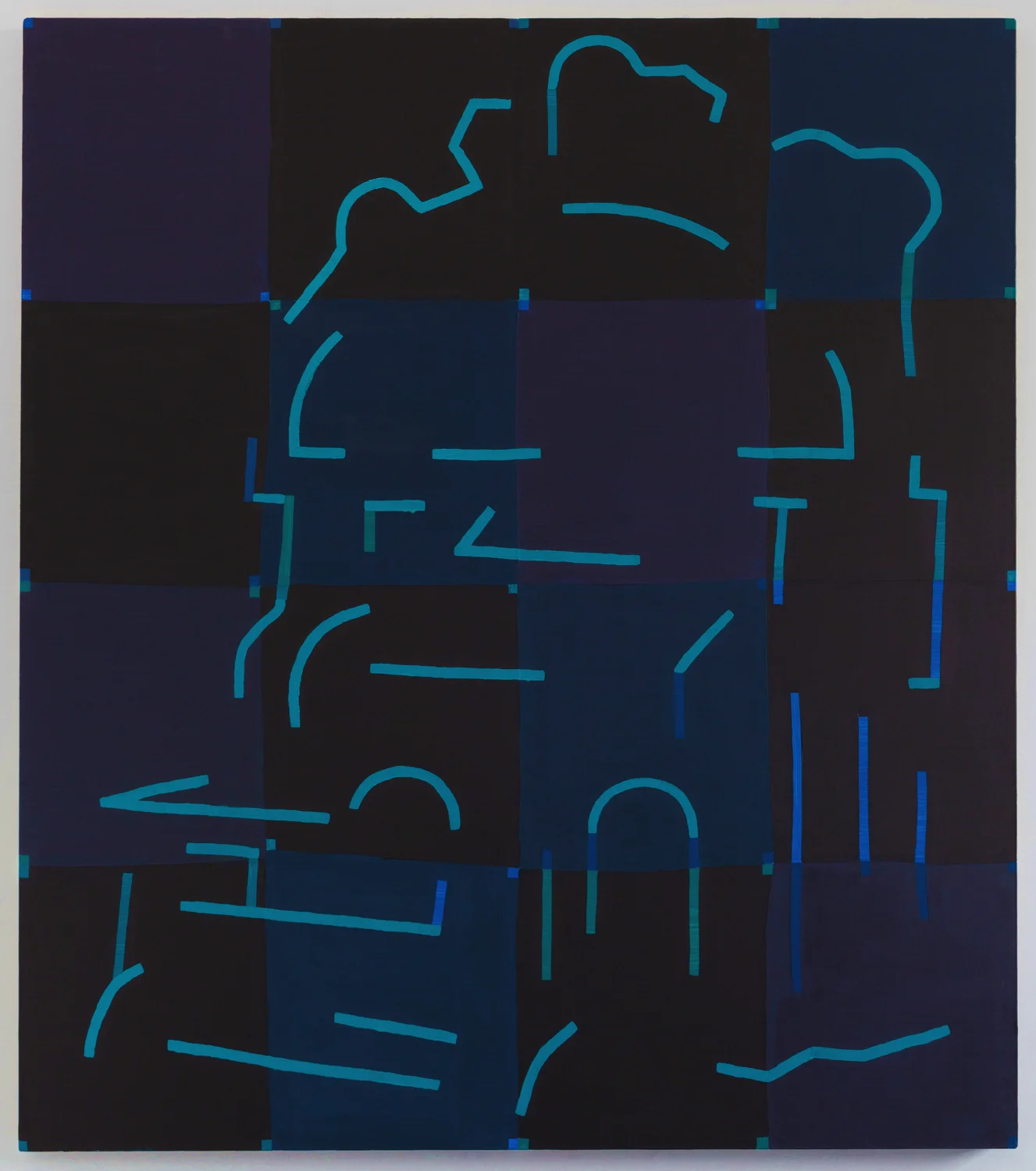 Untitled (P-1904), 2019, oil on linen, 66 x 59 inches