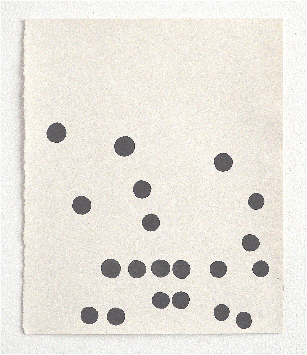 Untitled (D-16111), 2016, ink on paper, 9 x 7.5 inches