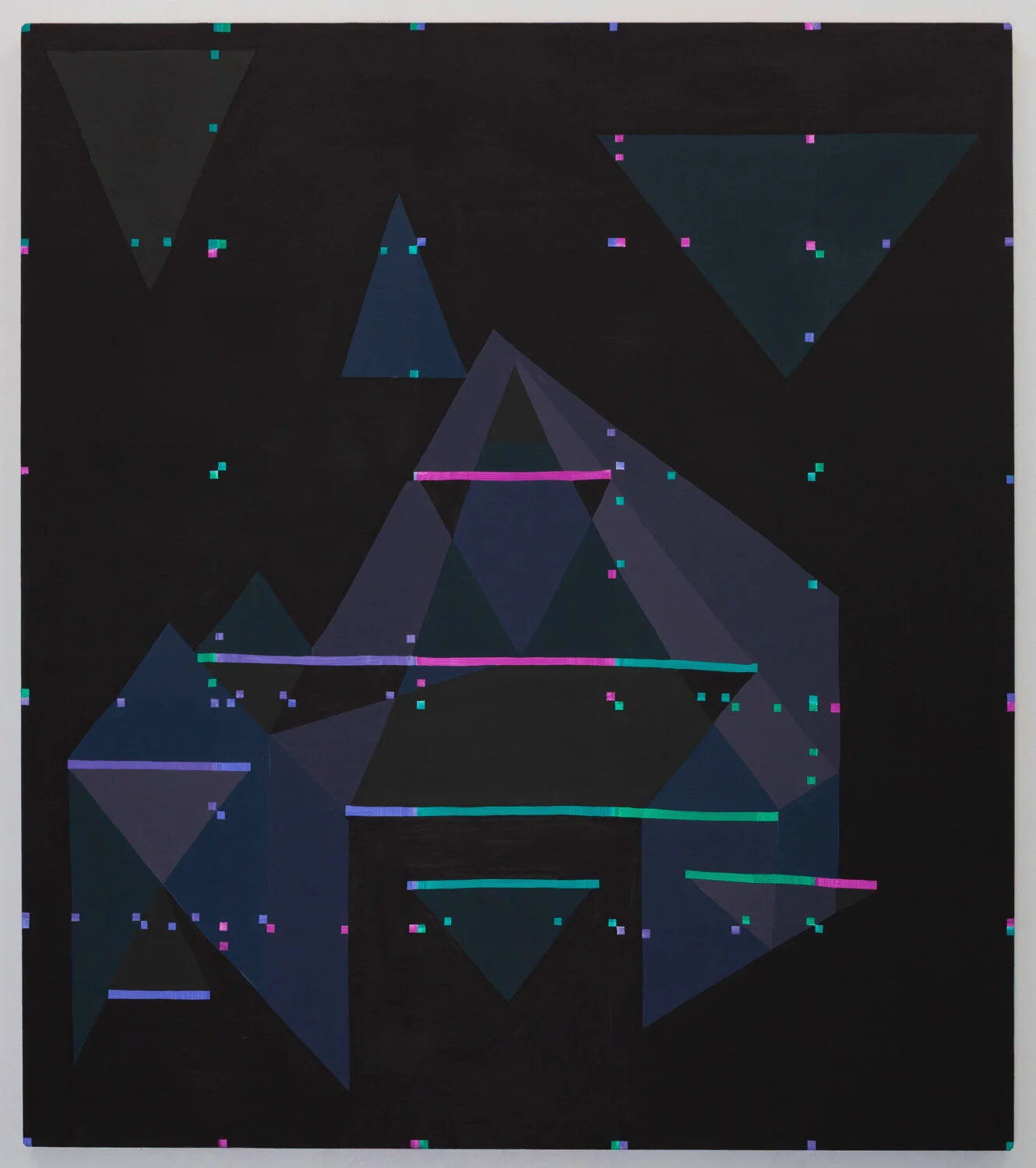  Untitled (P-2001), 2020, oil on linen, 66 x 58 inches 