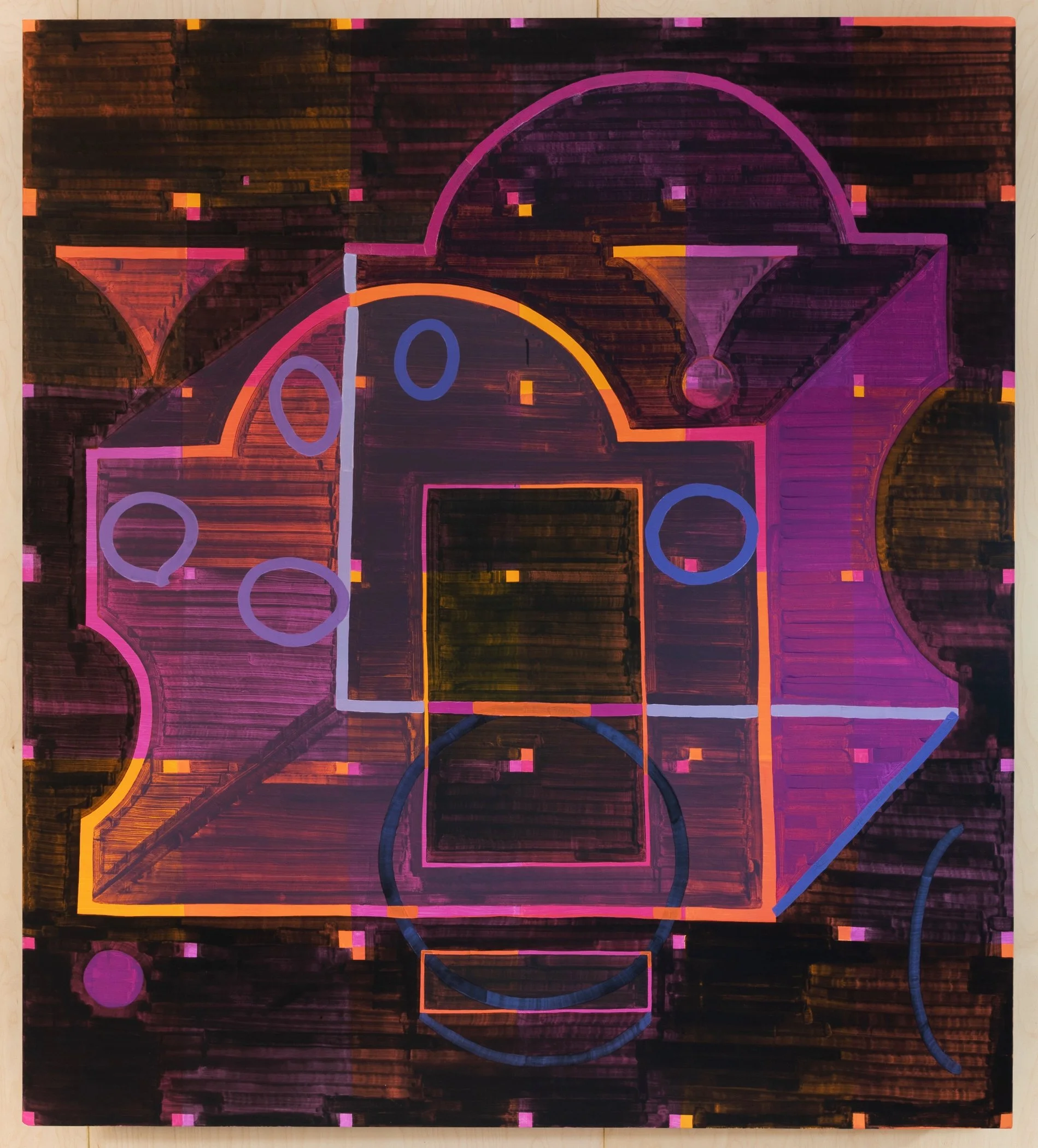  Mirage, 2022, oil on linen, 62 x 55 inches 