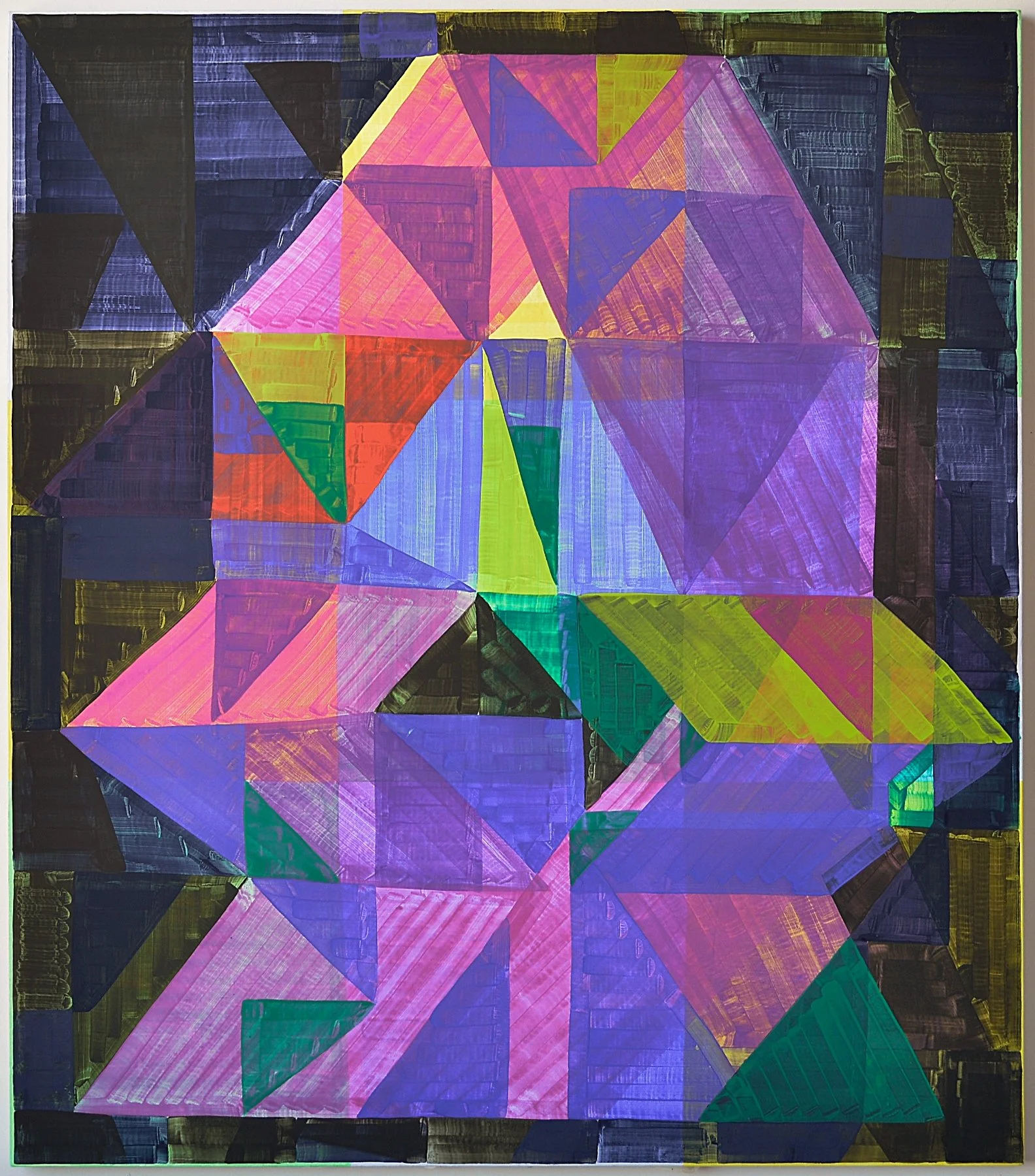  Phalanx (Ephrata), 2023, oil on canvas, 57 x 50 inches 