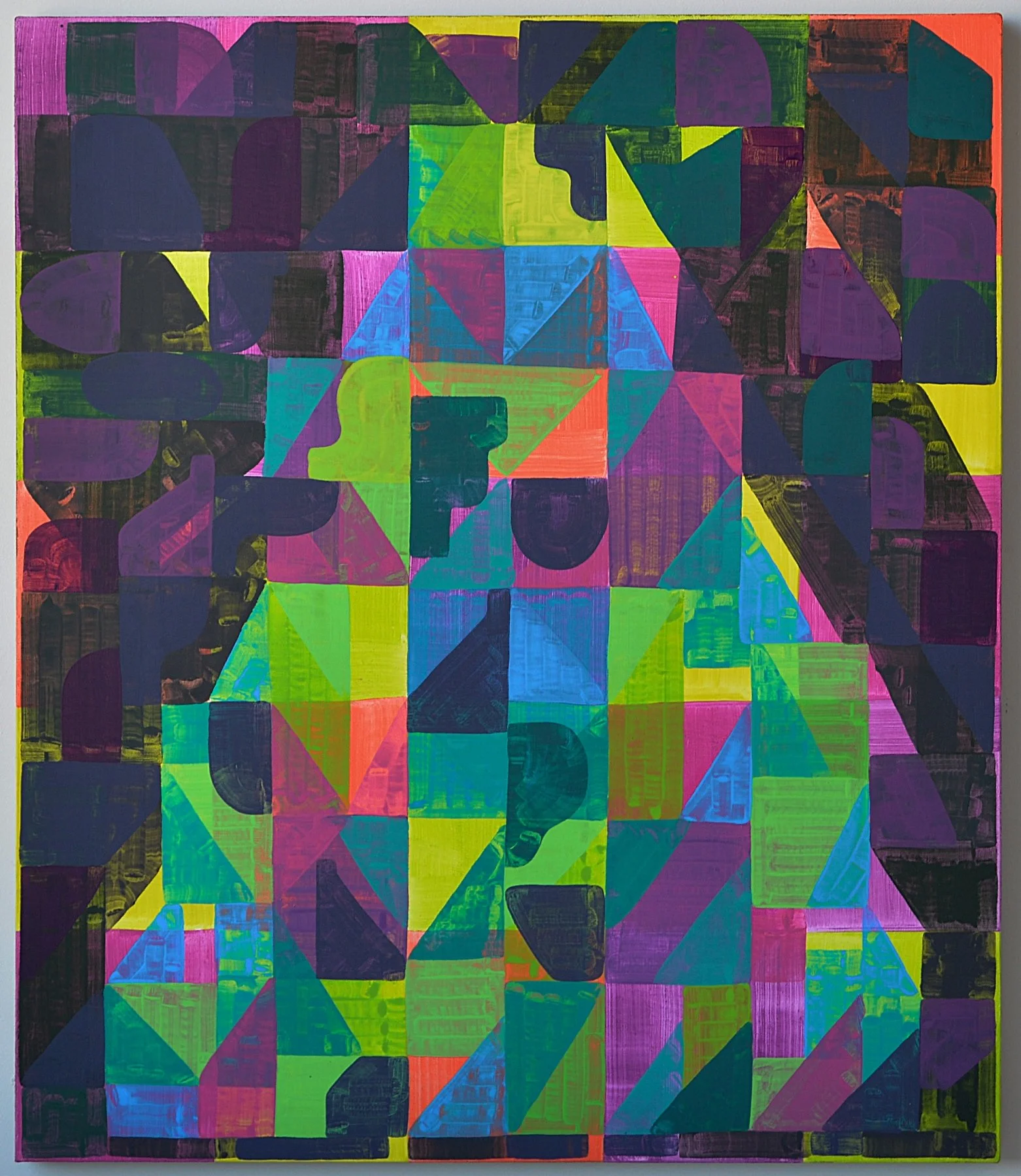  Augur (for Gloria), 2023, oil on linen, 42 x 36 inches 