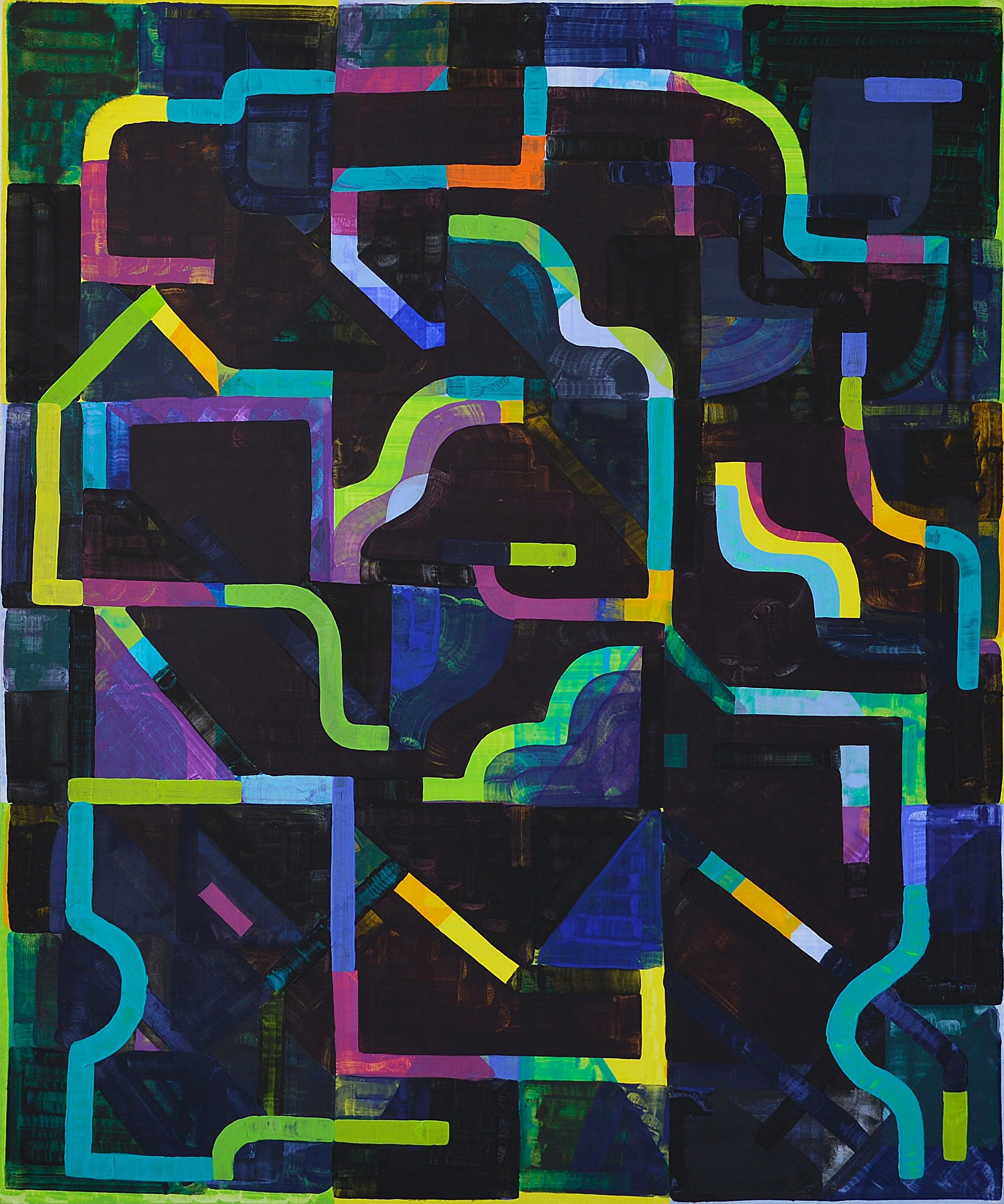  Oracle, 2024, oil on canvas, 36 x 30 inches 