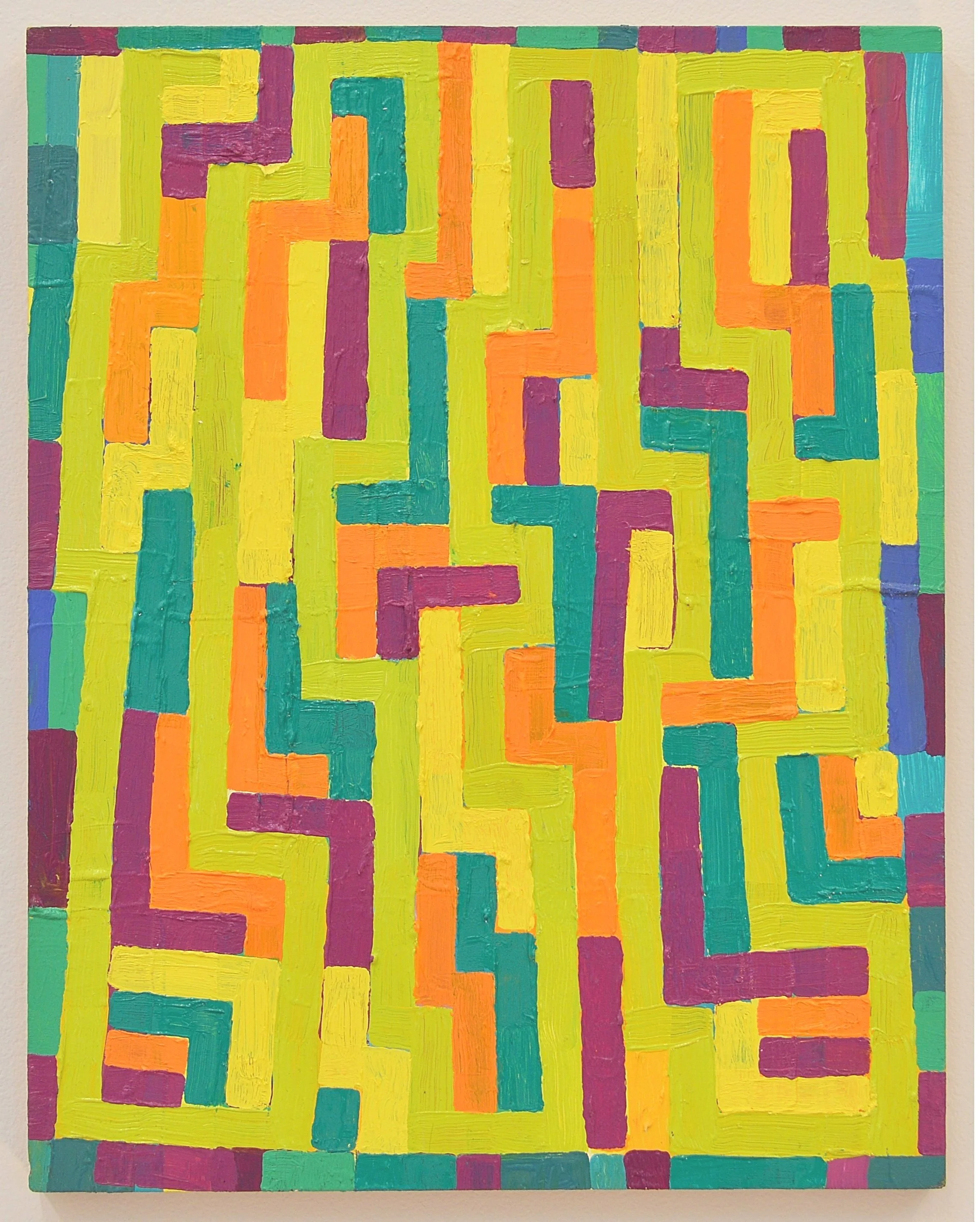  Untitled (P-1306), 2013, oil on wood panel, 14 × 11 inches 