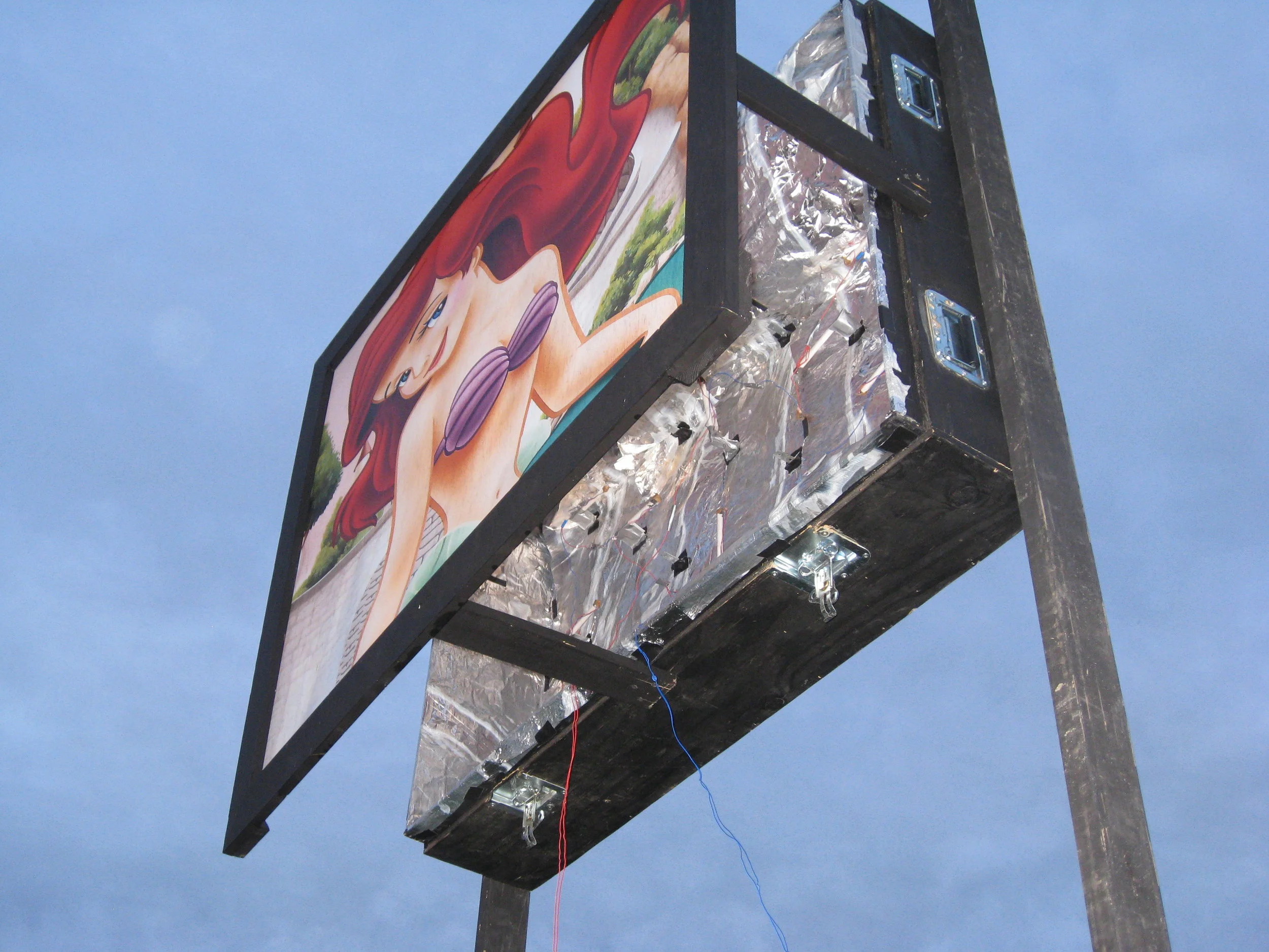 Backlight Movie Set Piece