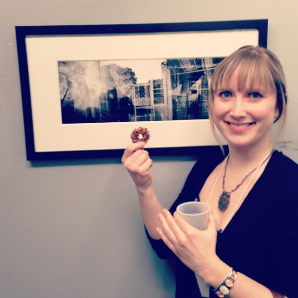 What more could you ask for? Art opening in NYC and girlscout cookies?!