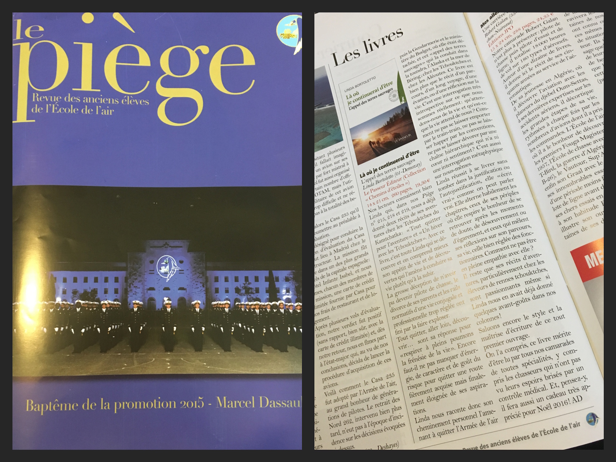 Le Piège - revue des anciens de l'Ecole de l'air - Novembre 2016