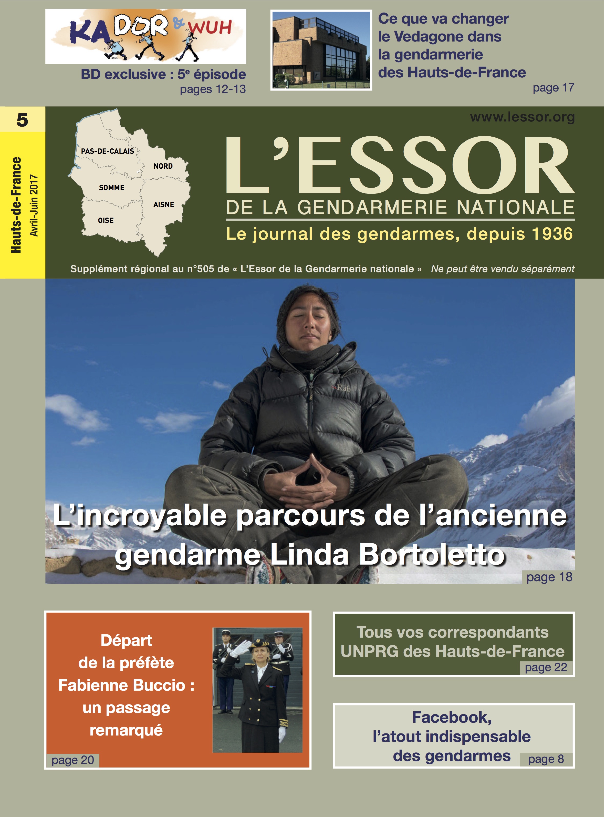 L'Essor de la Gendarmerie - Avril 2017