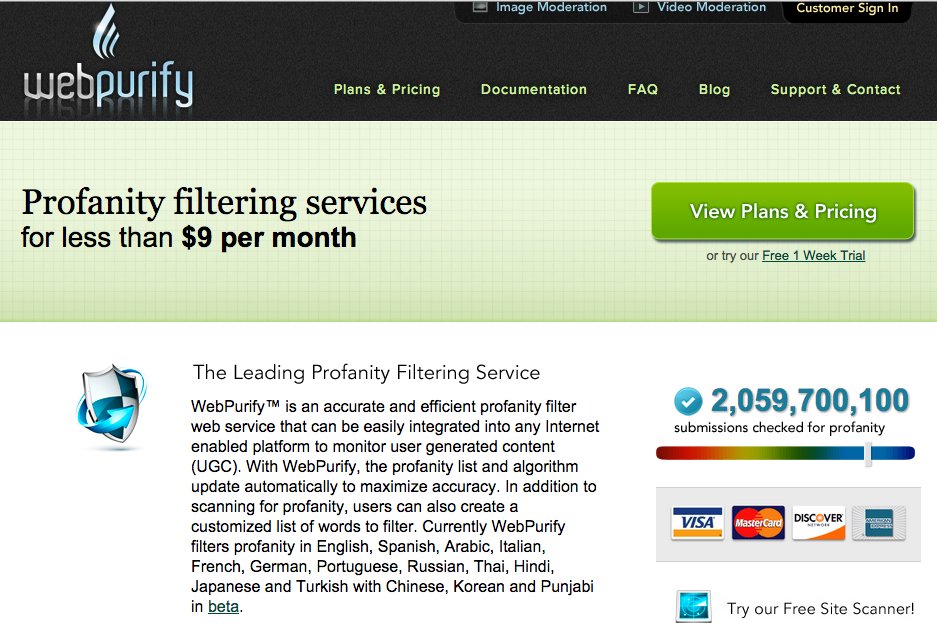 WebPurify