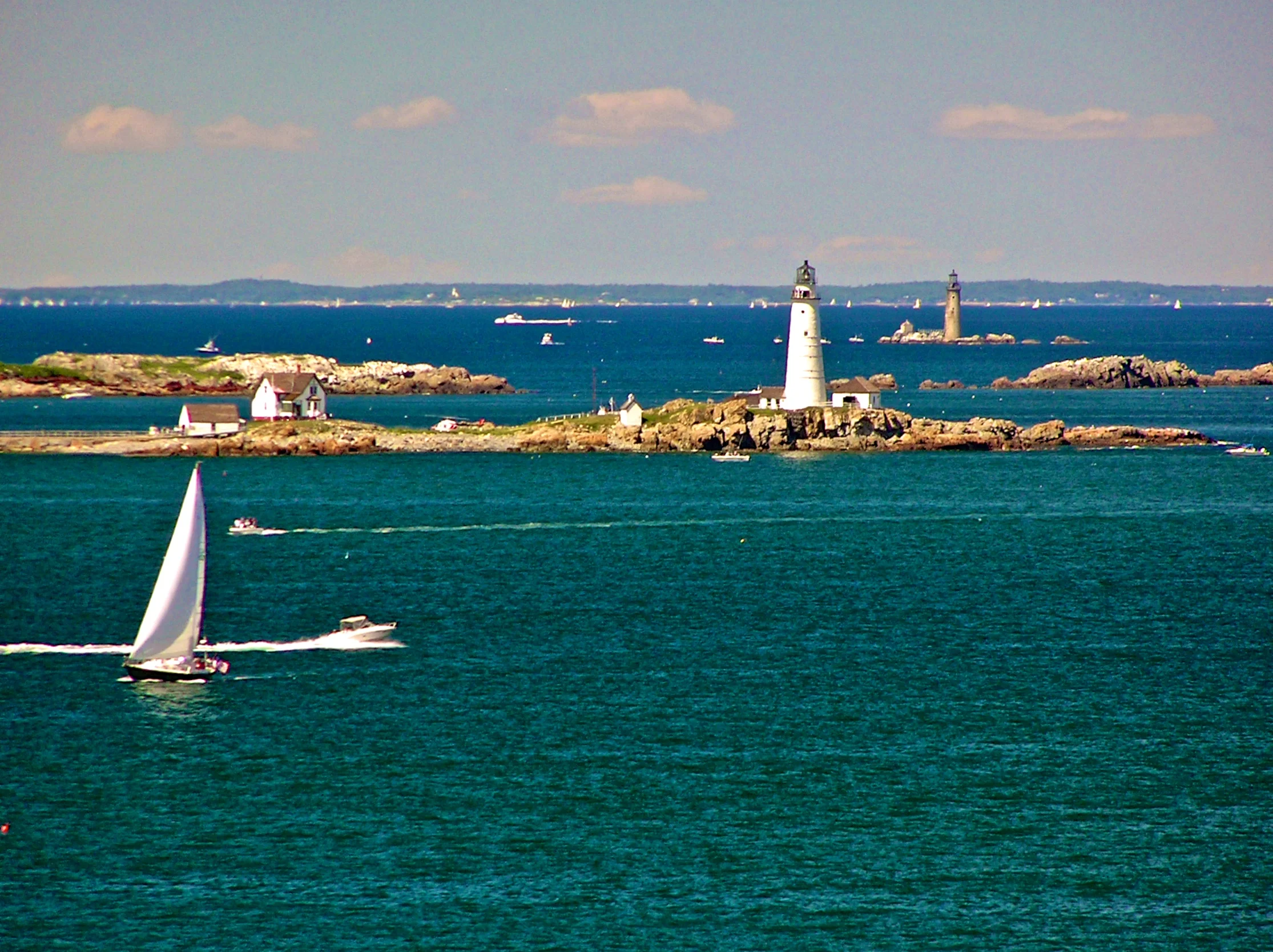 Boston Light and Graves Light