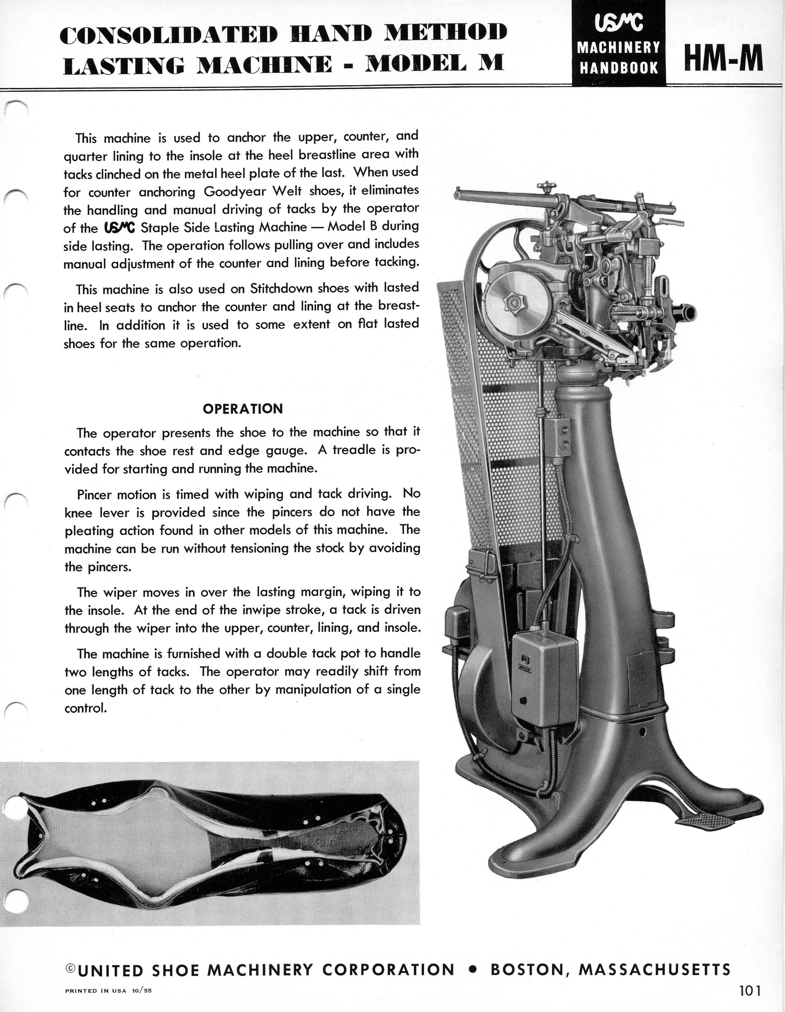 1955 USMC catalog page
