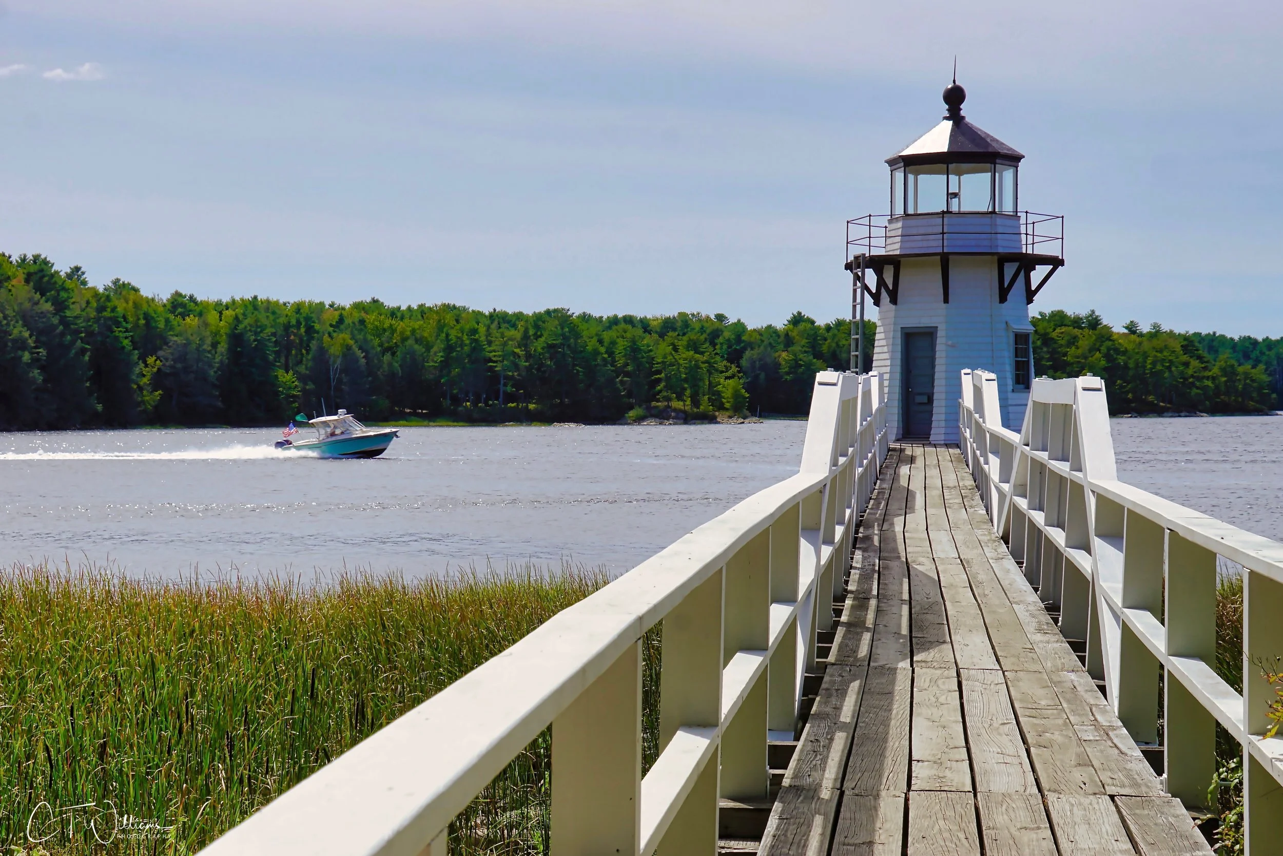 Doubling Point Light Arrowsic Island, Maine