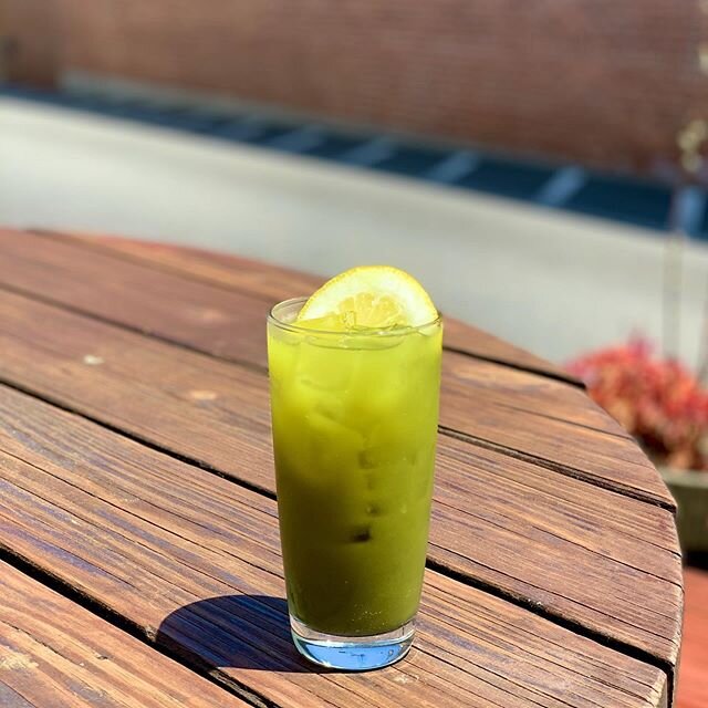 Perfect day to try our new matcha lemonade 🍋 Fresh squeezed lemonade along with our homemade matcha syrup, a matcha made in heaven ☀️ Might be available all year round 😉 Order one today @ myhautecoffee.com #MyHauteCoffee #SocialDistancing