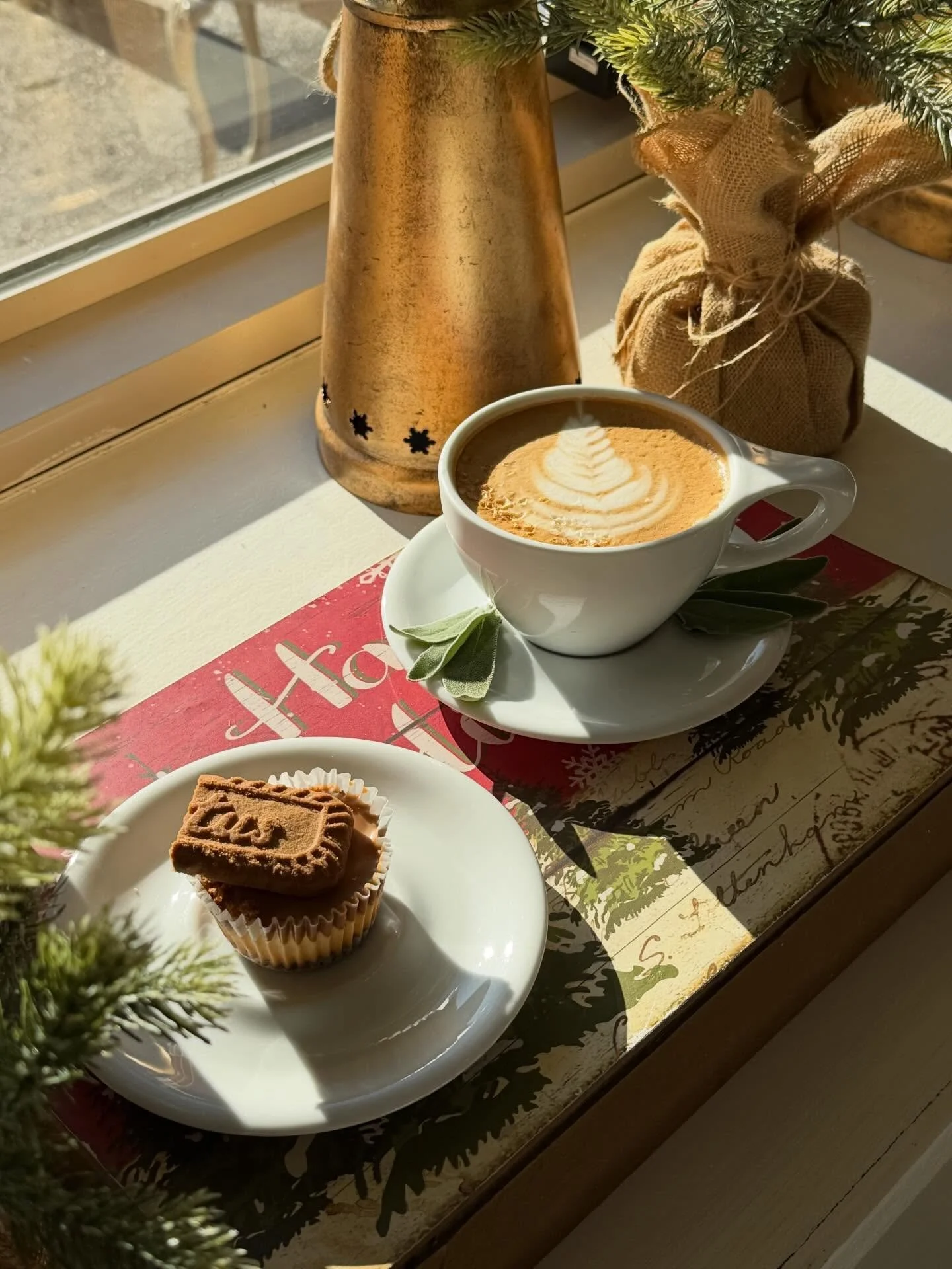 Sweet, savory, and officially on our winter menu! Say hello to our new Salted Sage Latte! 🤍