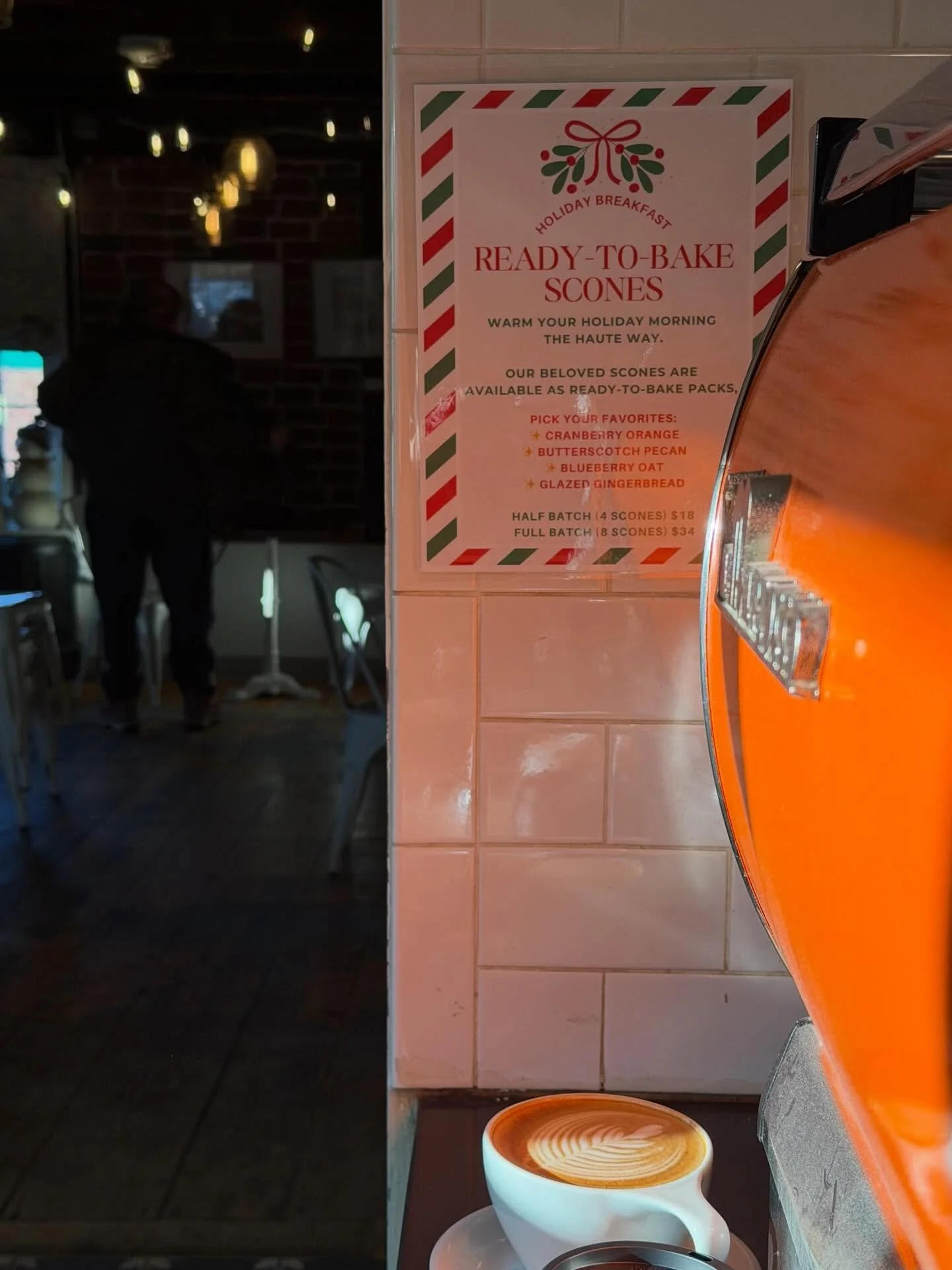 Start your morning cozy with ready-to-bake scones from Haute ☕️