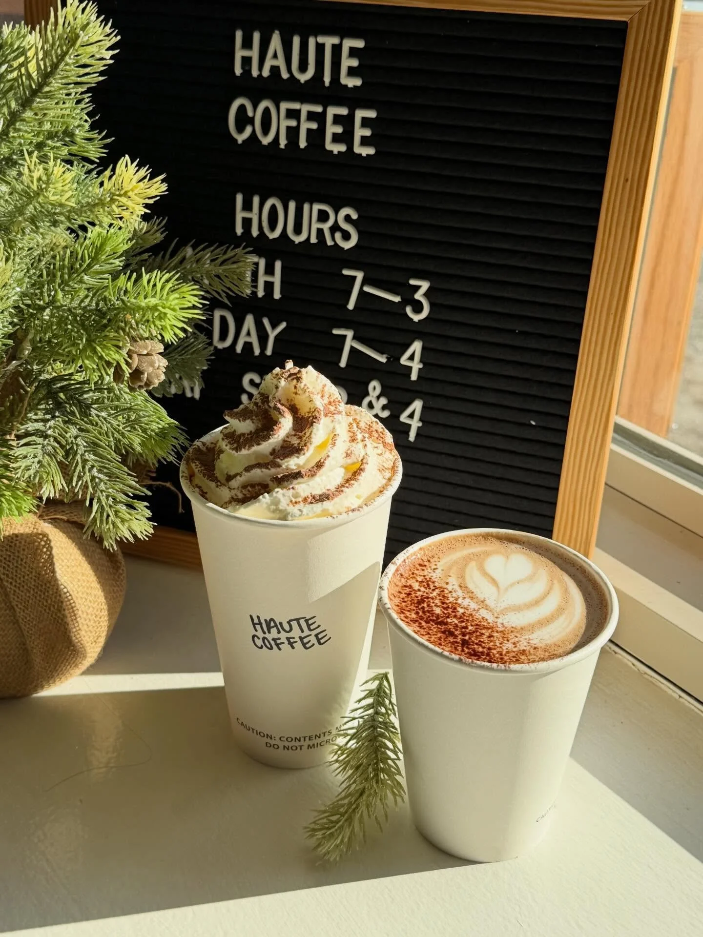 Mocha &amp; Haute Chocolate - made for the chocolate lovers! 🍫☕️ Add any of our signature syrups to sweeten it up.