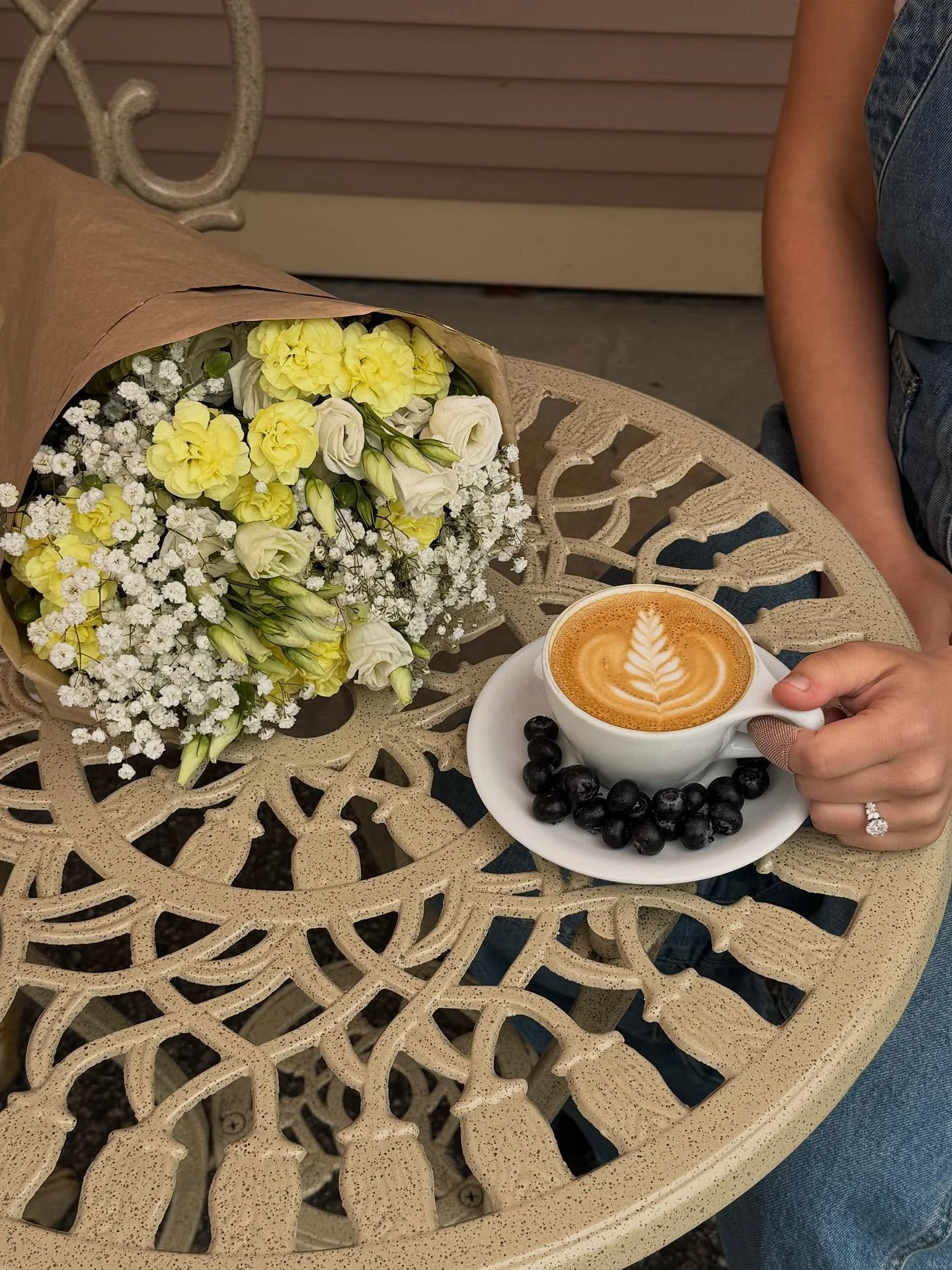Barista favorite for a reason, our Blueberry Honey Latte! 🫐🍯
