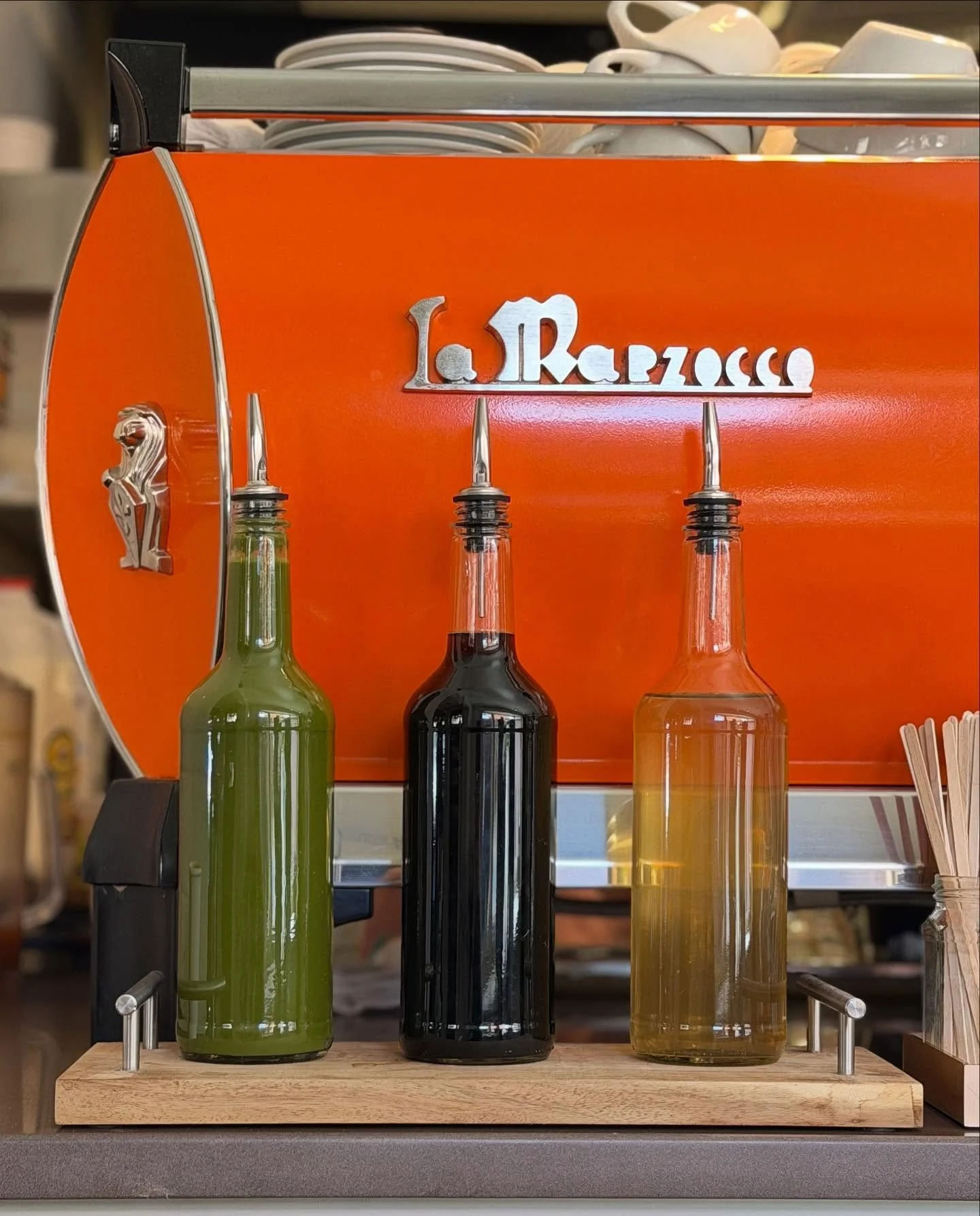 Our syrups are made in house, by hand, by our lovely baristas! 🧡