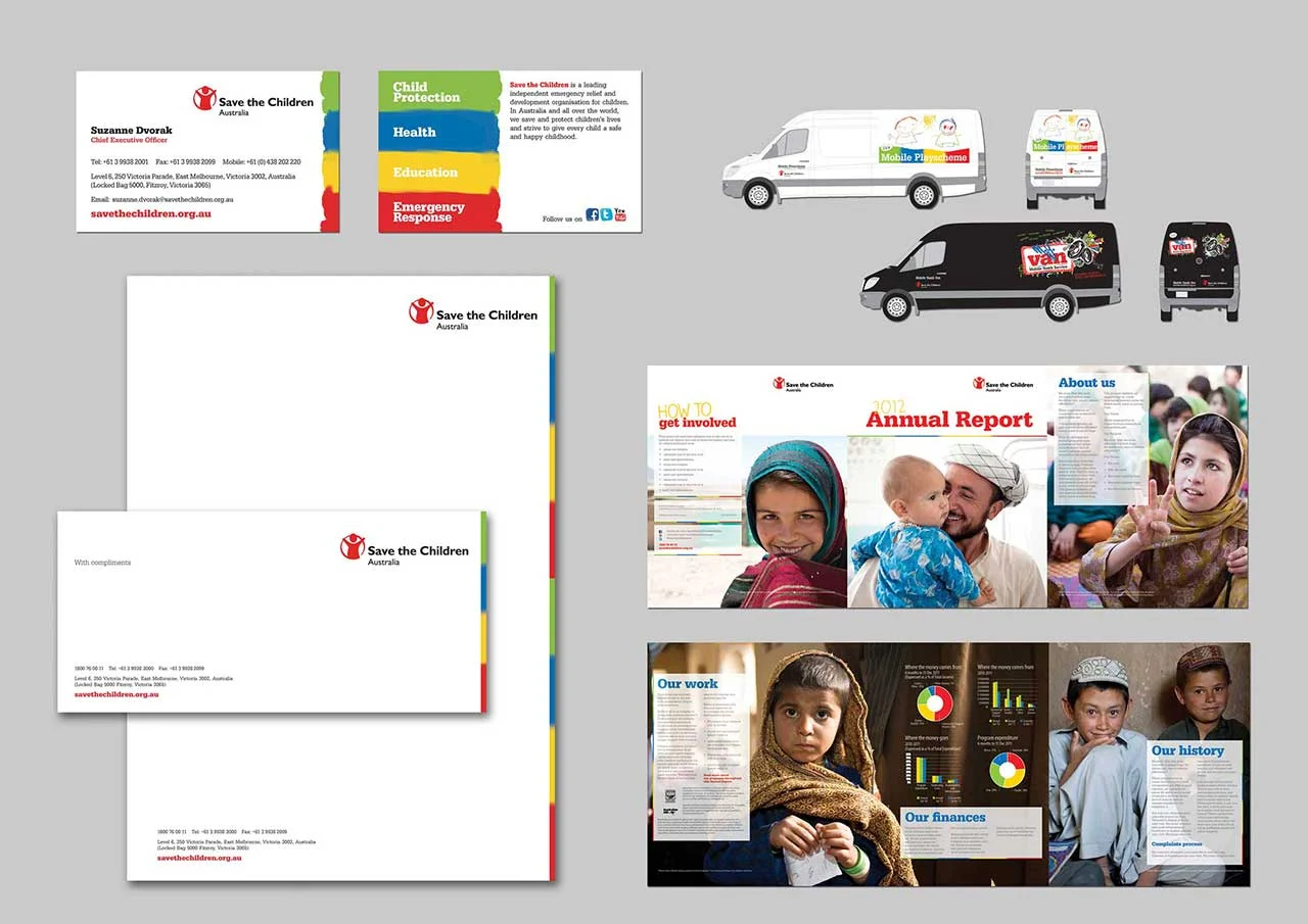 Save the Children – Visual Identity Design