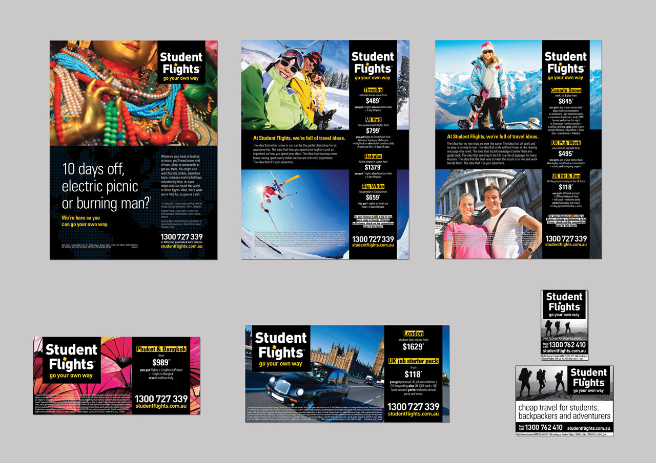 Student Flights – Visual Identity