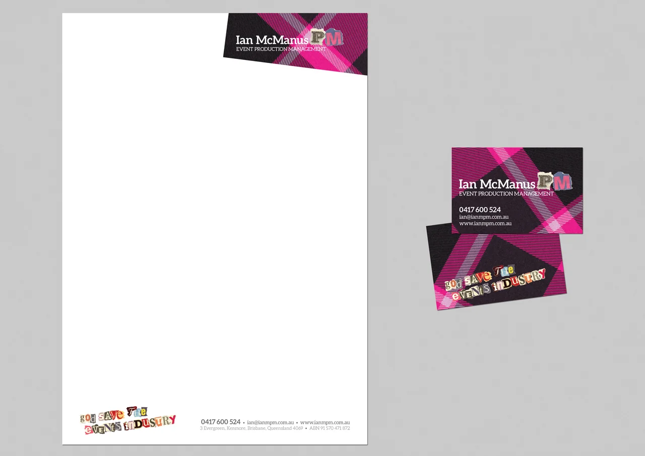 Ian McManus PM – Visual Identity Design