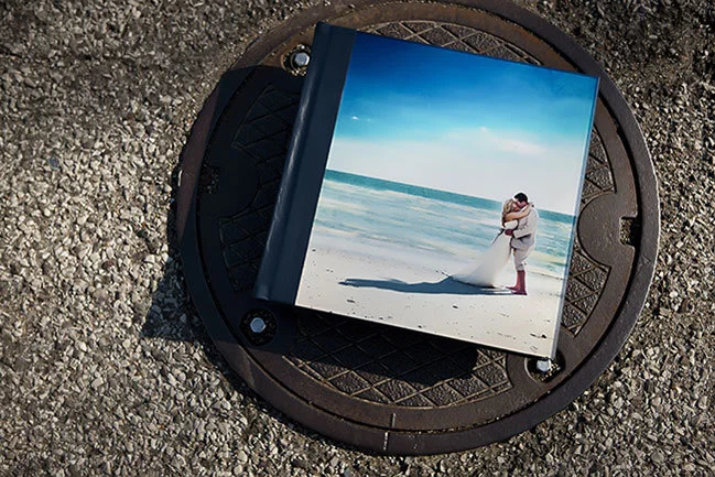 Our albums with an acrylic or metal print cover, genuine leather and 30 thick pages.