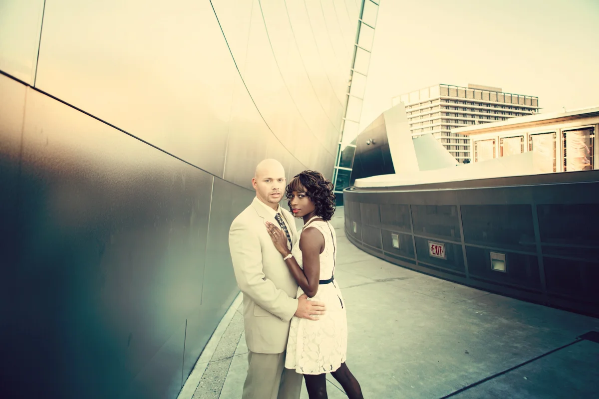 Walt Disney Concert Hall Engagement Photography Session