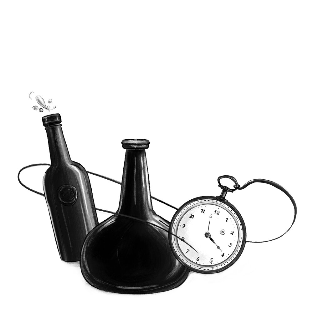 Ann-Wilson_watch+Alcohol-Bottles.jpg