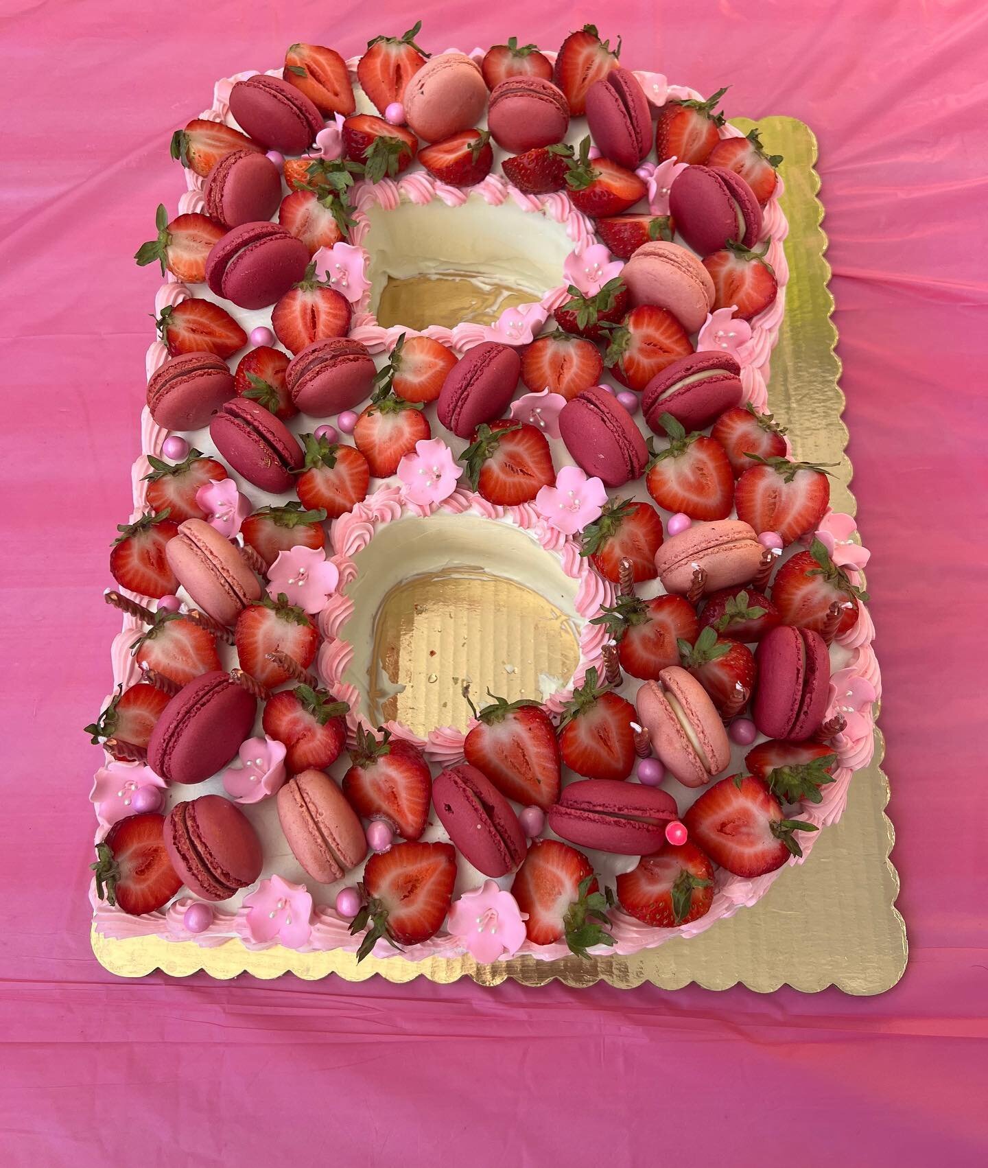 &ldquo;B&rdquo; for the birthday girl! 🍰🎂
.
.
.
.
.
#birthdaycake #babyshowercake #bridalshowercake #cakeideas #customcakes #macarons #njbakery #njbaker #pinkcake #dessert #yummy #cakesofinstagram #njbusiness
