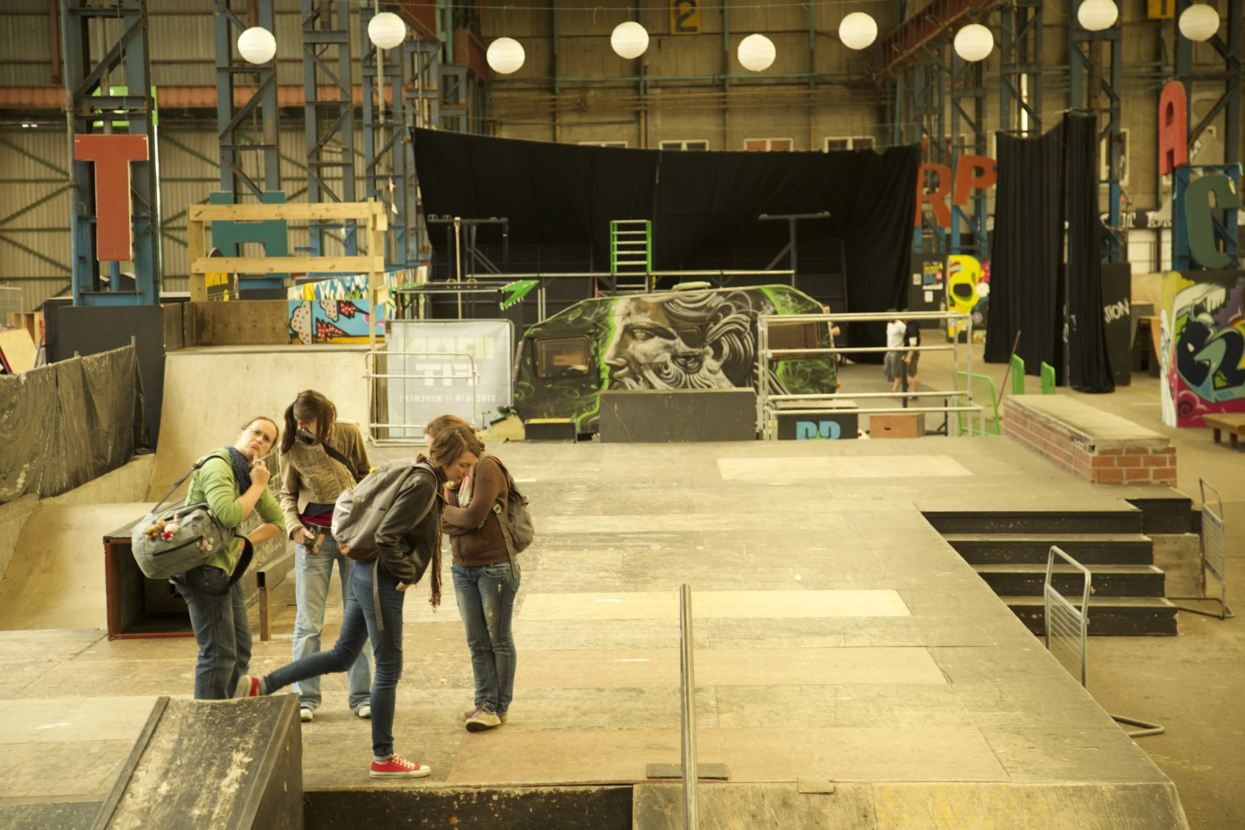 The Big Top team at one of the venue site visits (pretending to look busy)