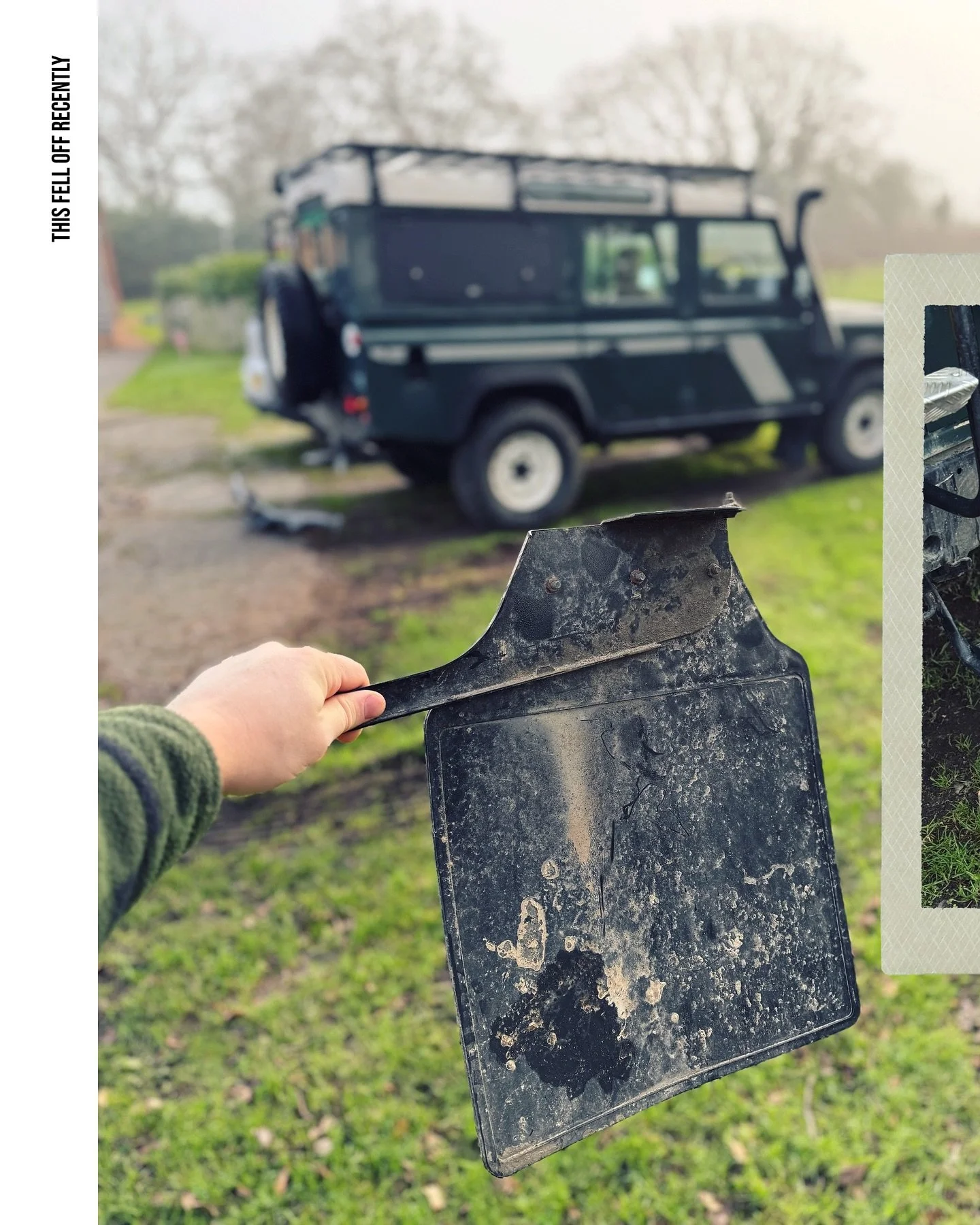 Some neglected jobs that need doing in the new year! One of the rear mud flaps came off on a recent trip to Wales and I&rsquo;ve never bothered to refit it, making it future me&rsquo;s problem. The other job that needs doing is fitting a NAS rear ste