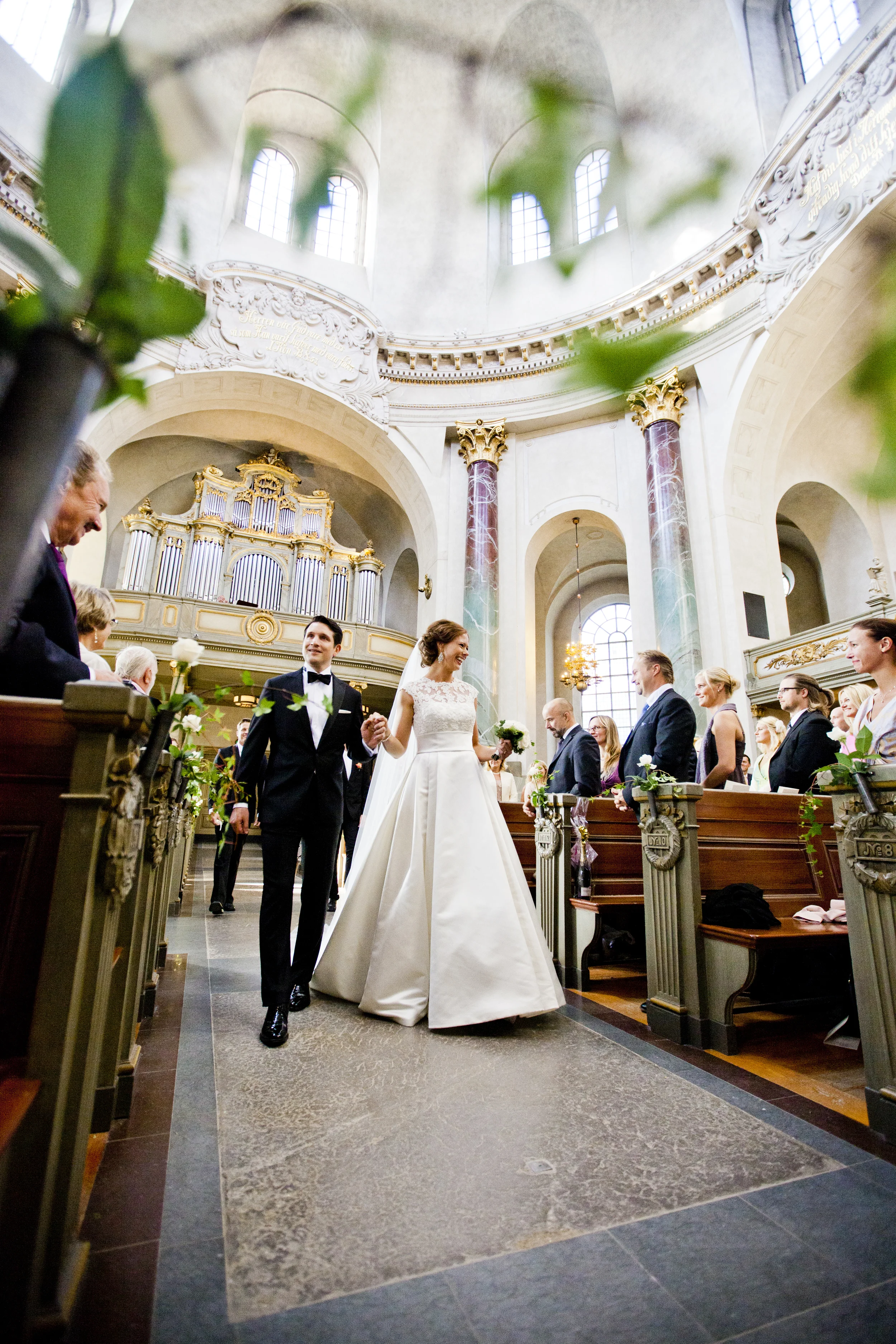 bröllopsfotograf Hedvig Eleonora kyrka