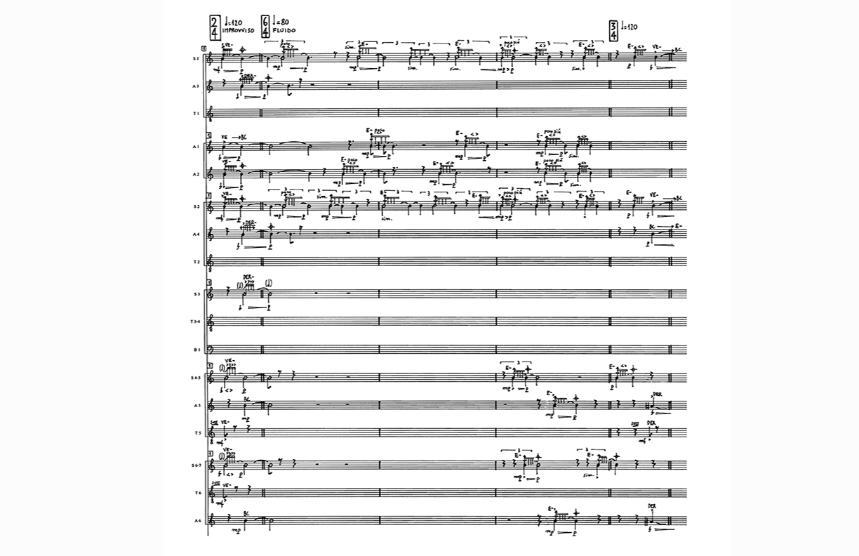 Anteterrae (2005), score by Valerio Sannicandro