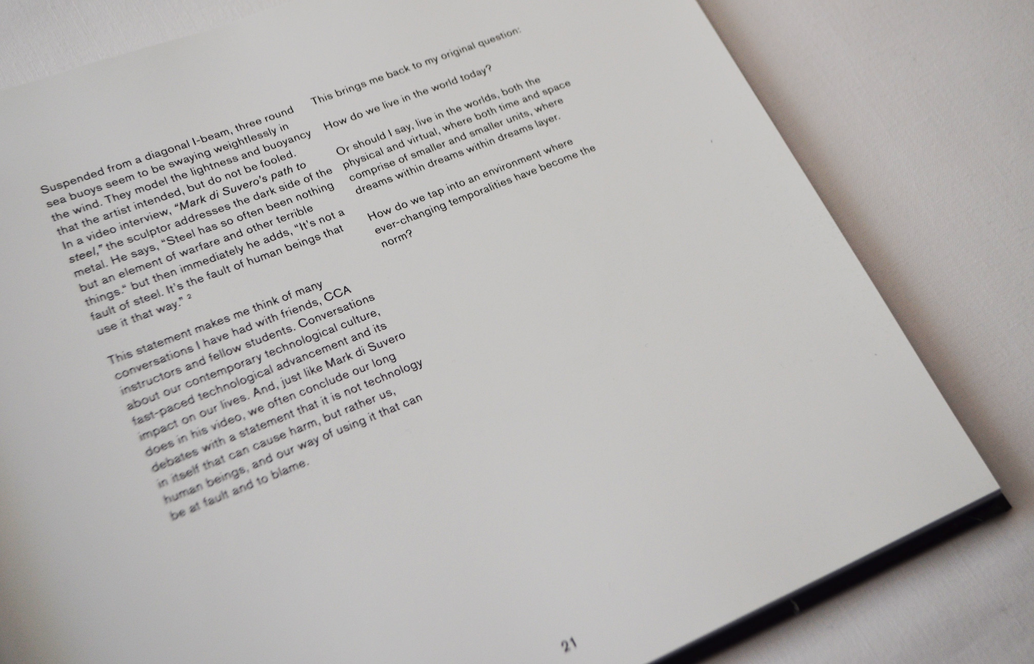 Excerpts from the publication, And the Whole World Stops.