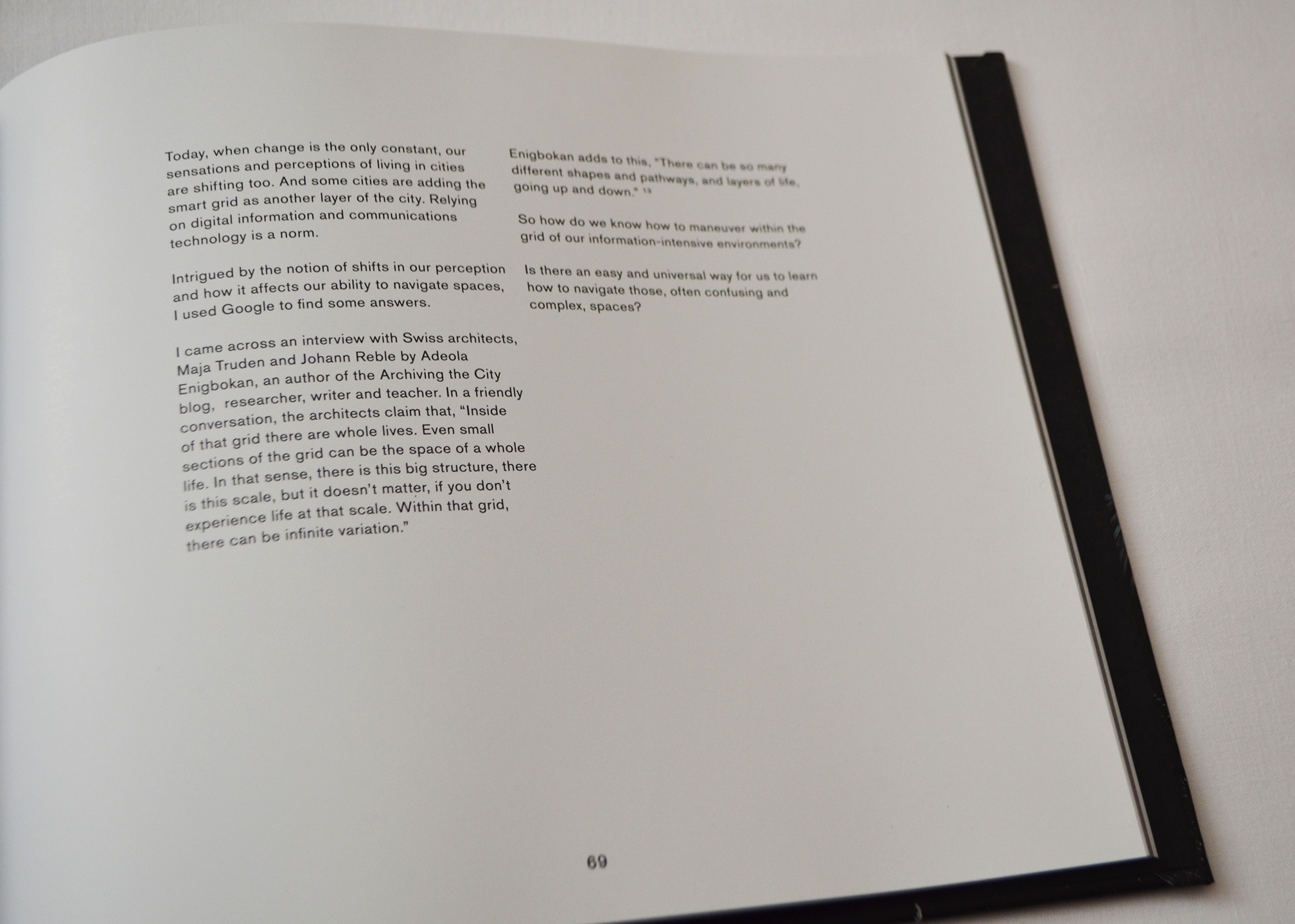 Excerpts from the publication, And the Whole World Stops.