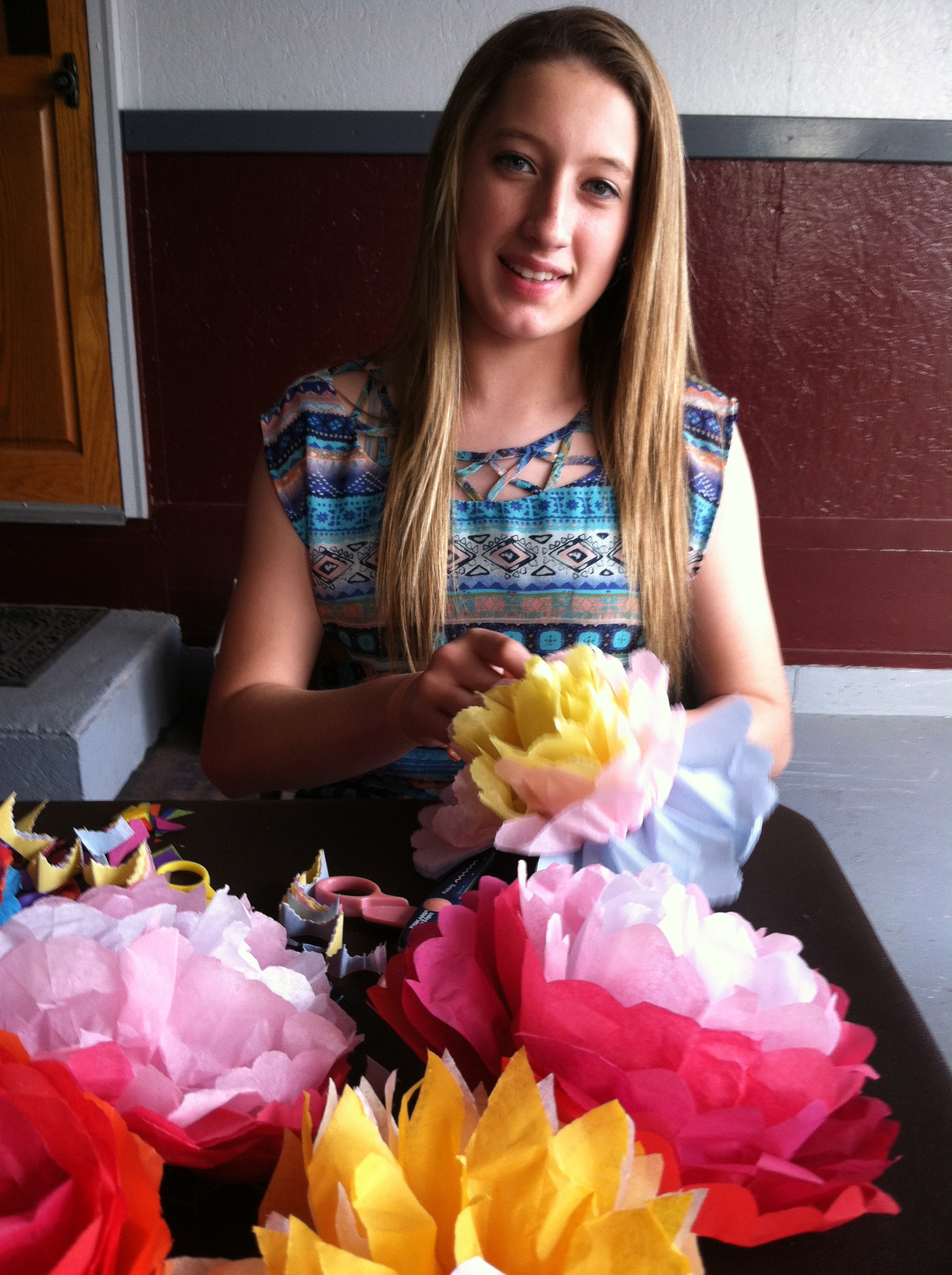 Tissue Paper Flowers