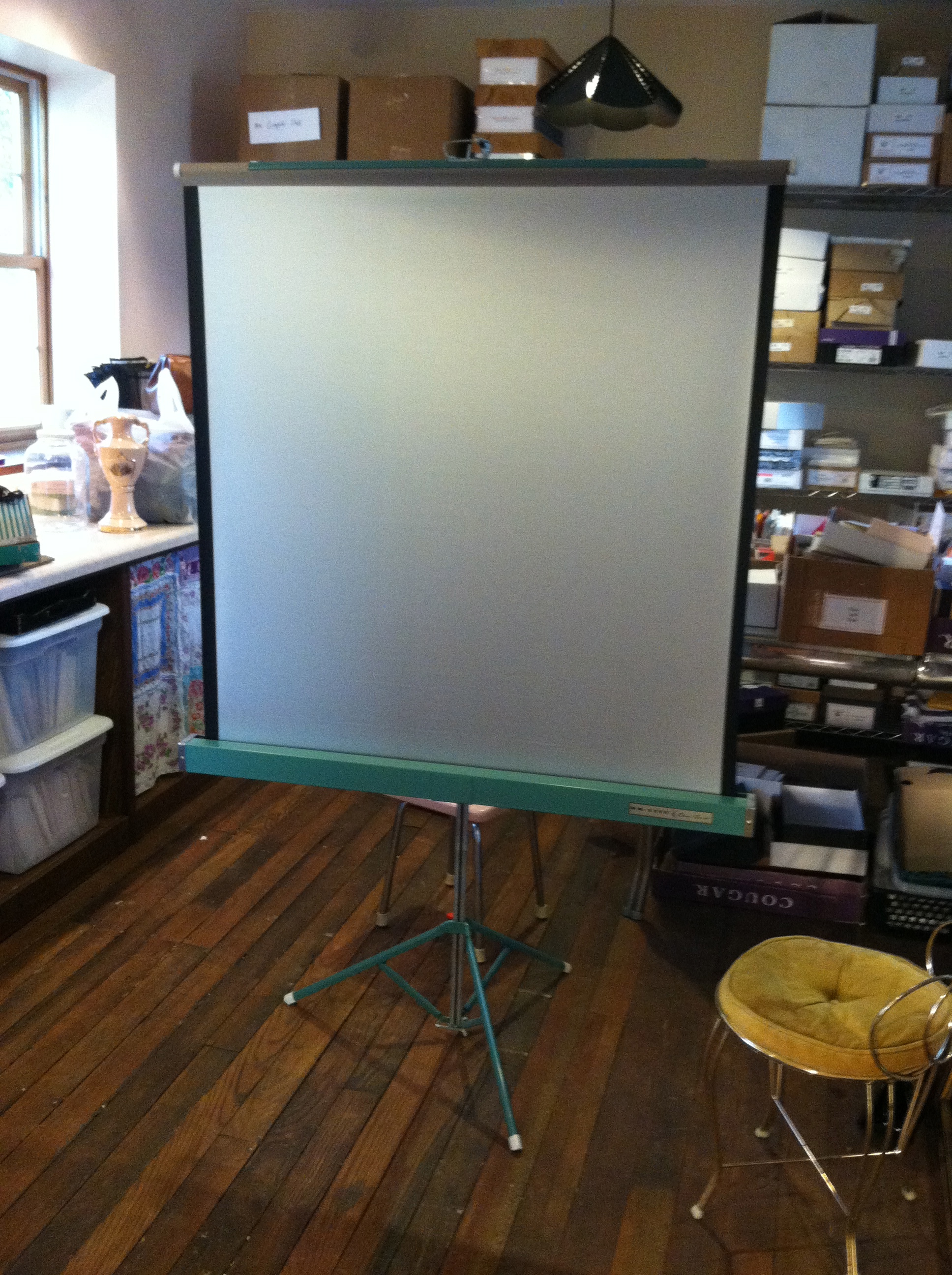 A perfectly good projector screen